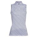 J. Lindeberg Dena Print Sleeveless Golf Top Damen