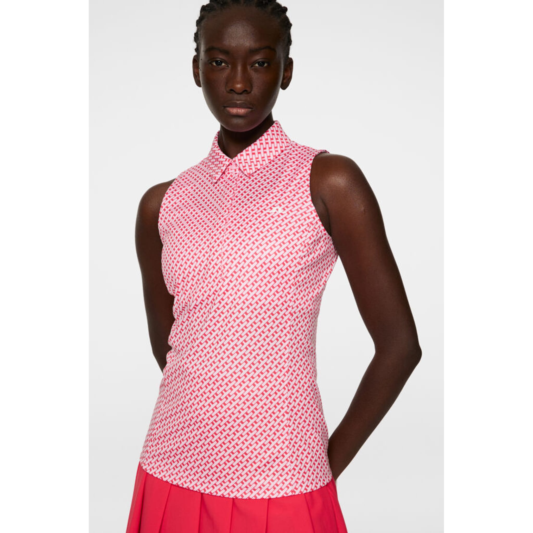 J. Lindeberg Dena Print Sleeveless Top Damen