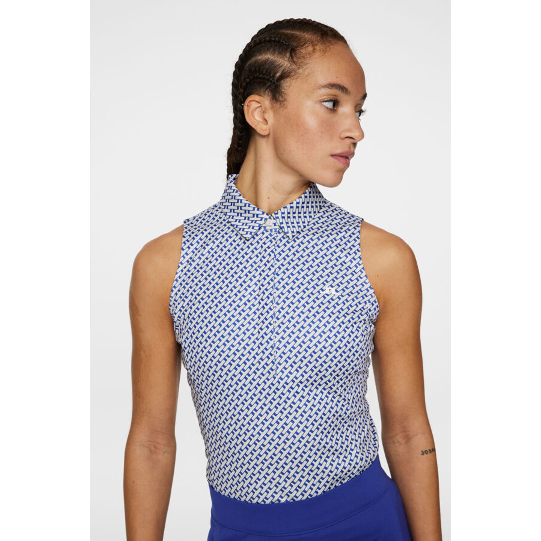 J. Lindeberg Dena Print Sleeveless Top Damen