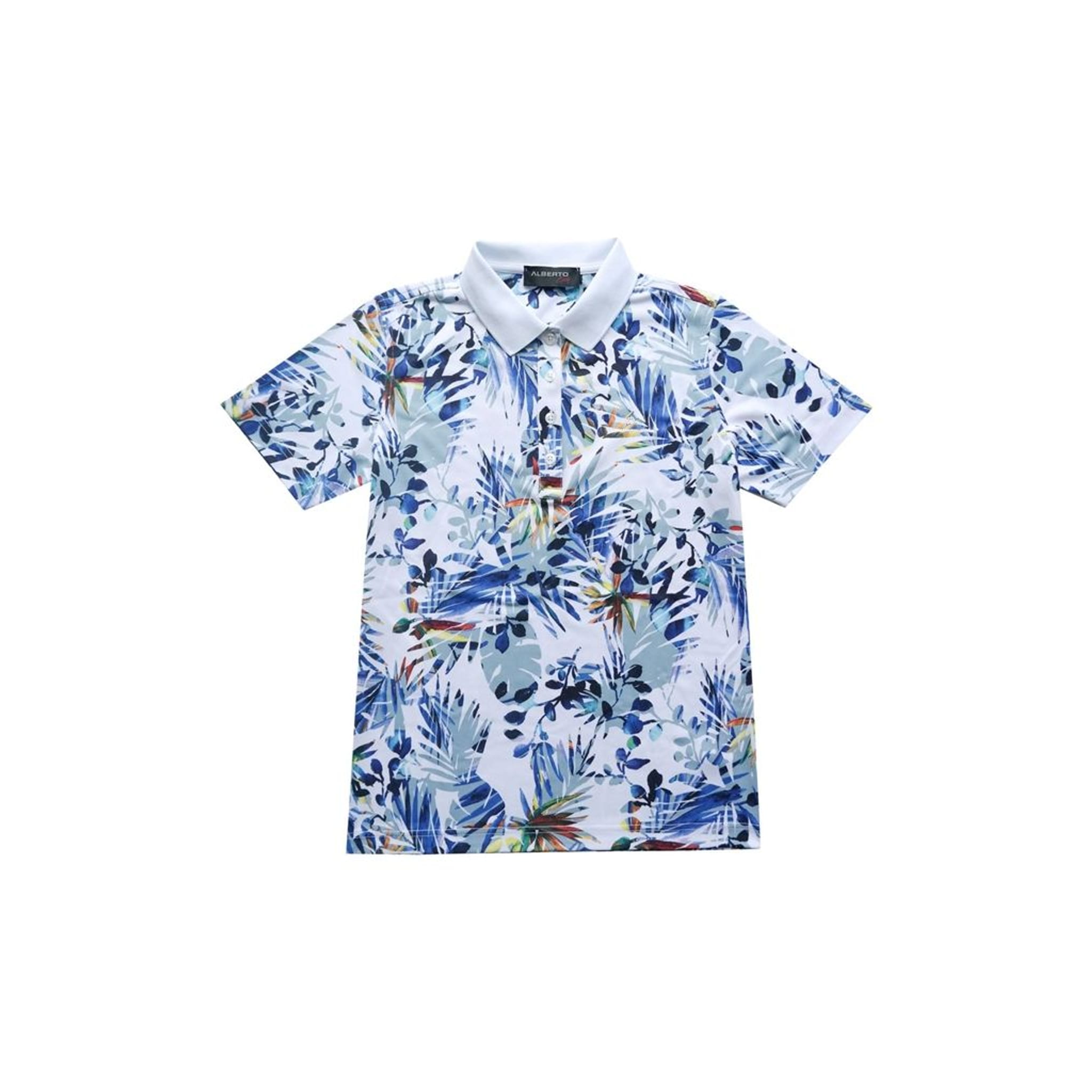 Alberto June Hawaii Print Polo Herren
