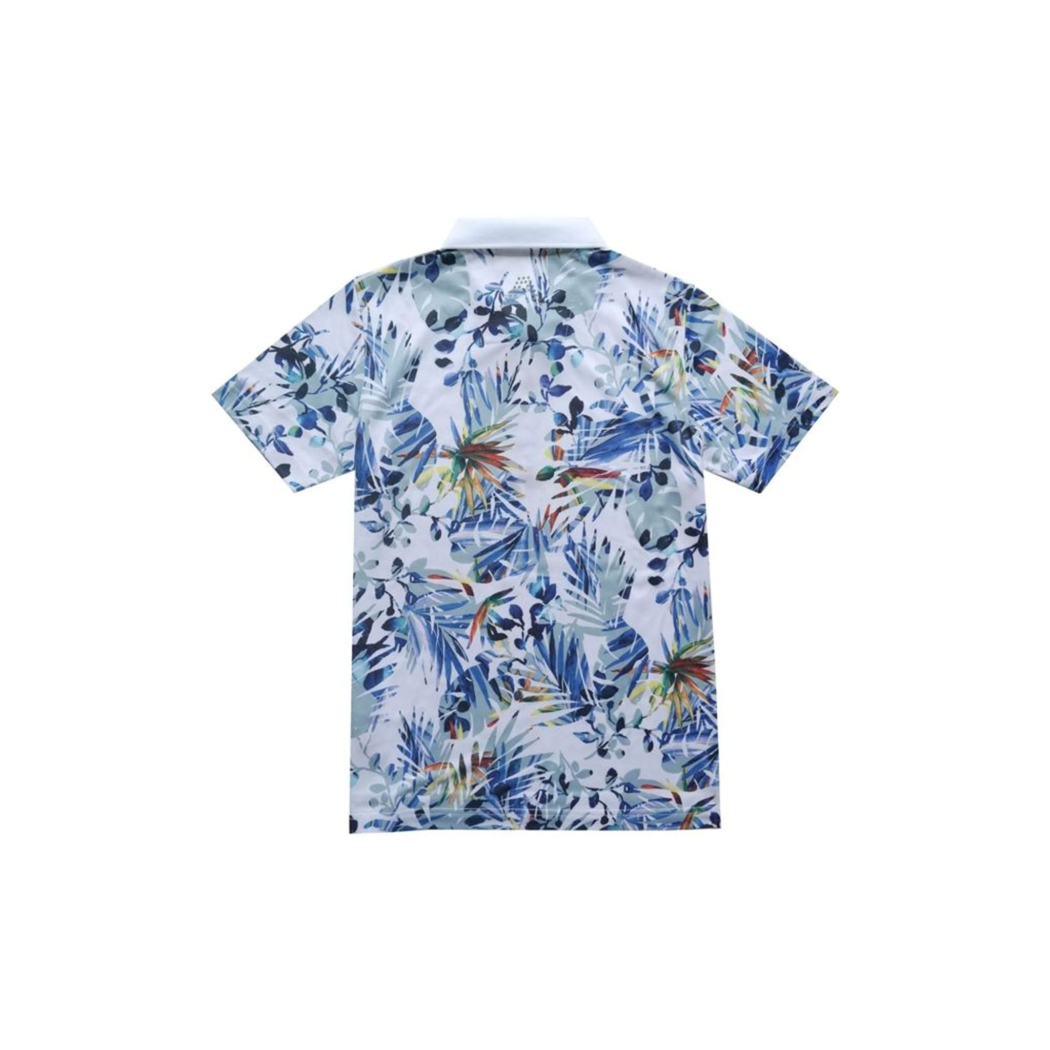 Alberto June Hawaii Print Polo Herren