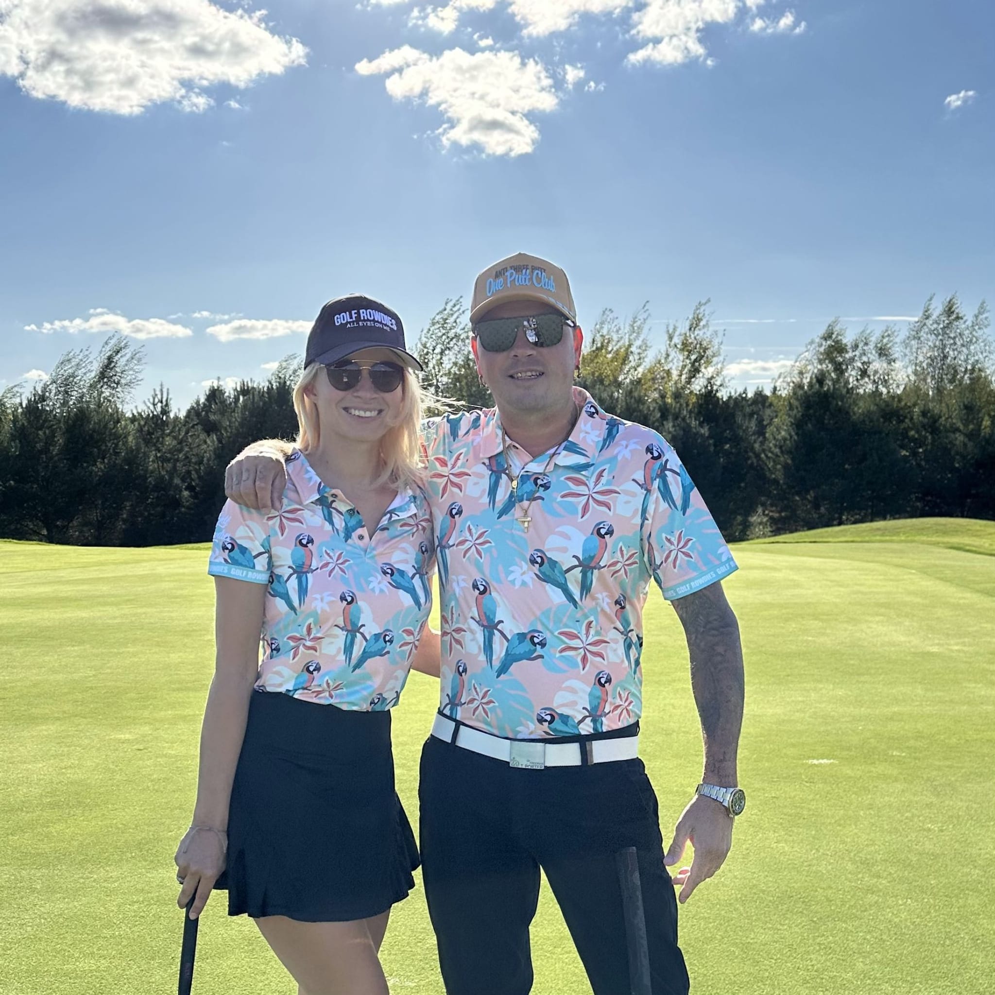 Golf Rowdies Parrot Polo Herren