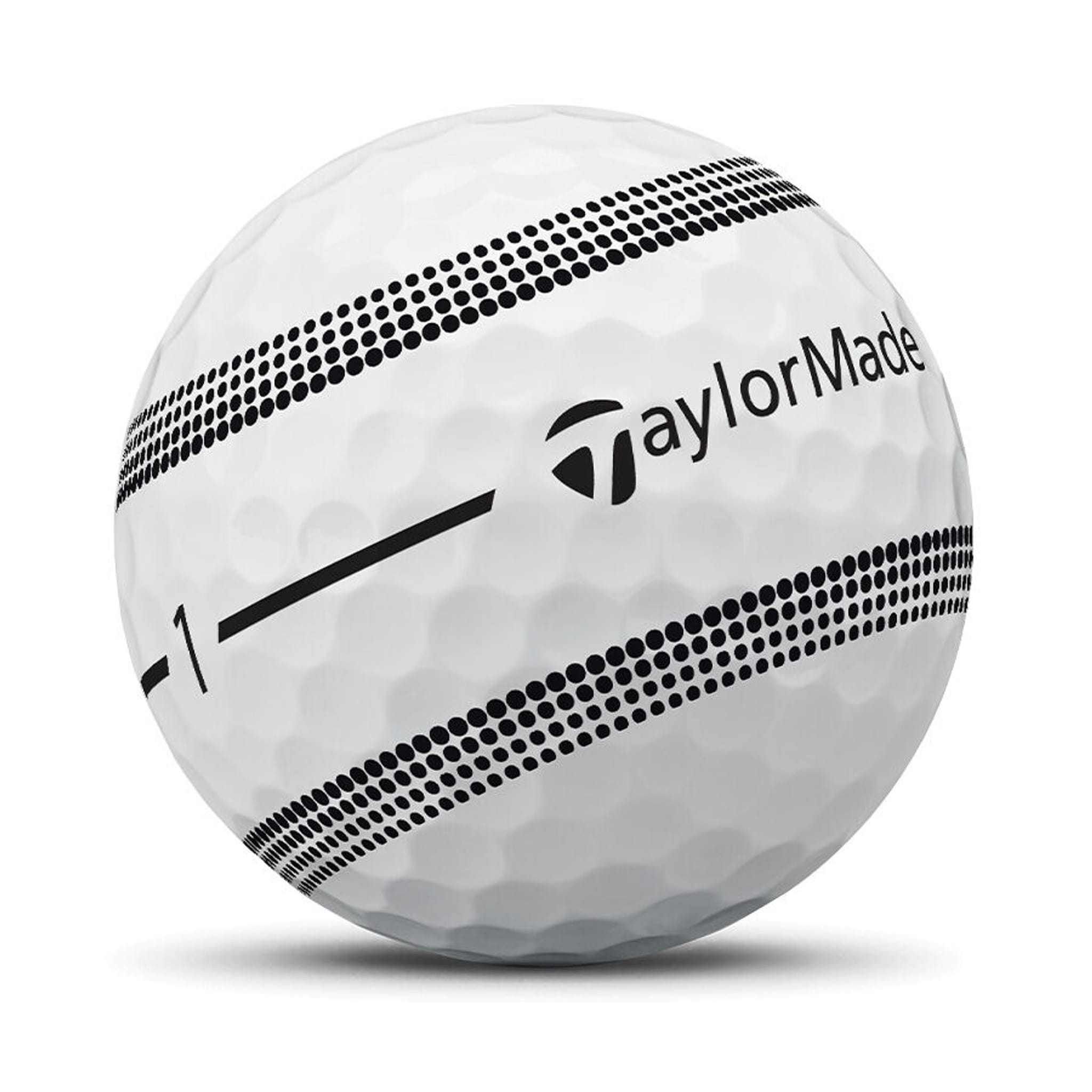 TaylorMade TP5 Stripe (24) (12 Balls) Weiss