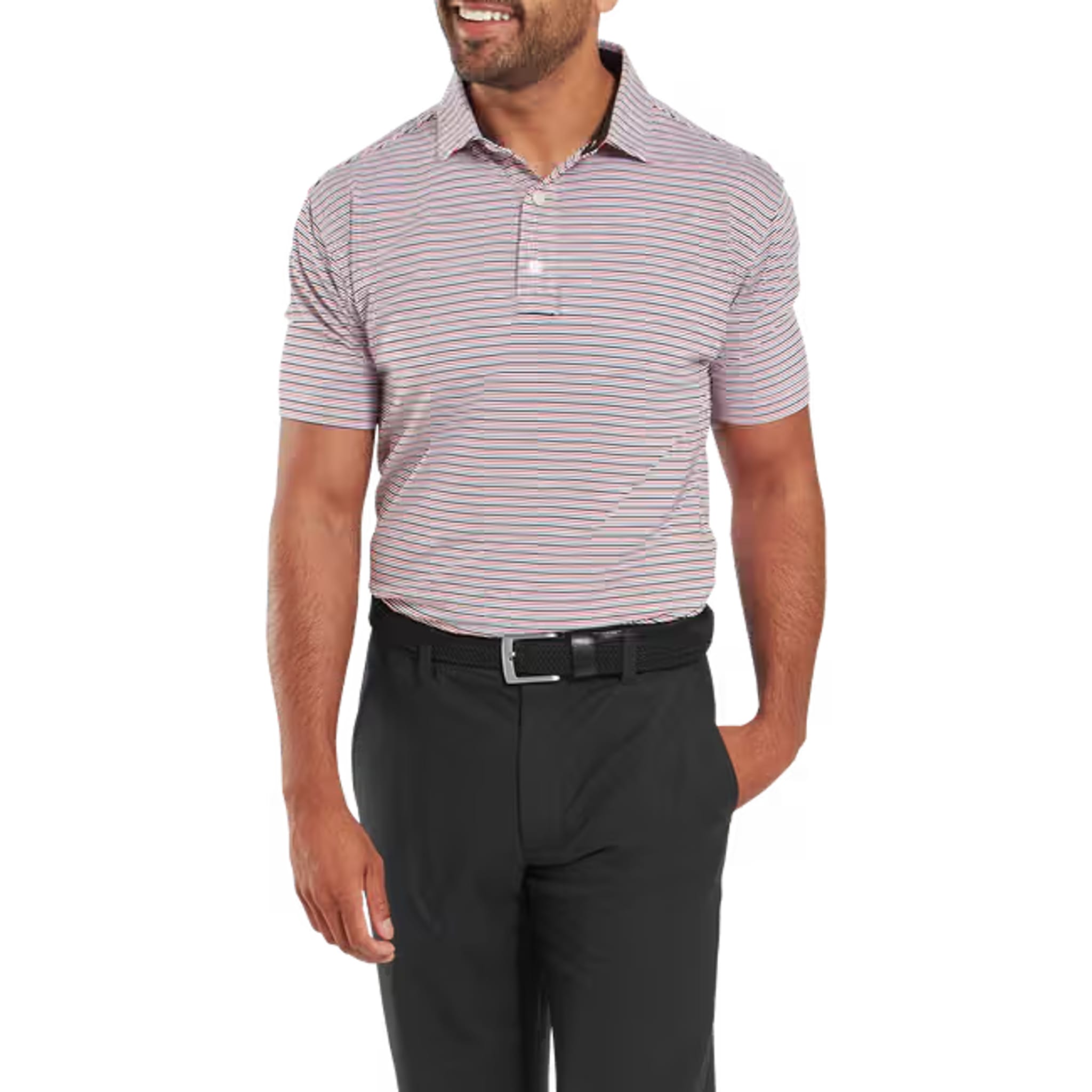 Footjoy Eu Balance Stripe Polo Herren