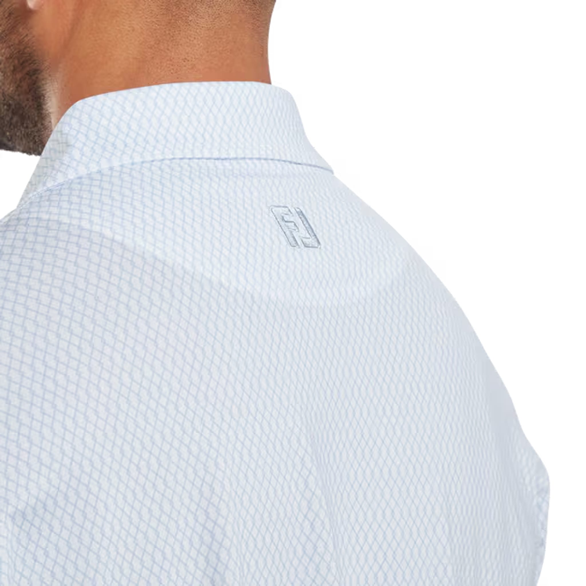 Footjoy Irongate Print Lisle Polo Herren
