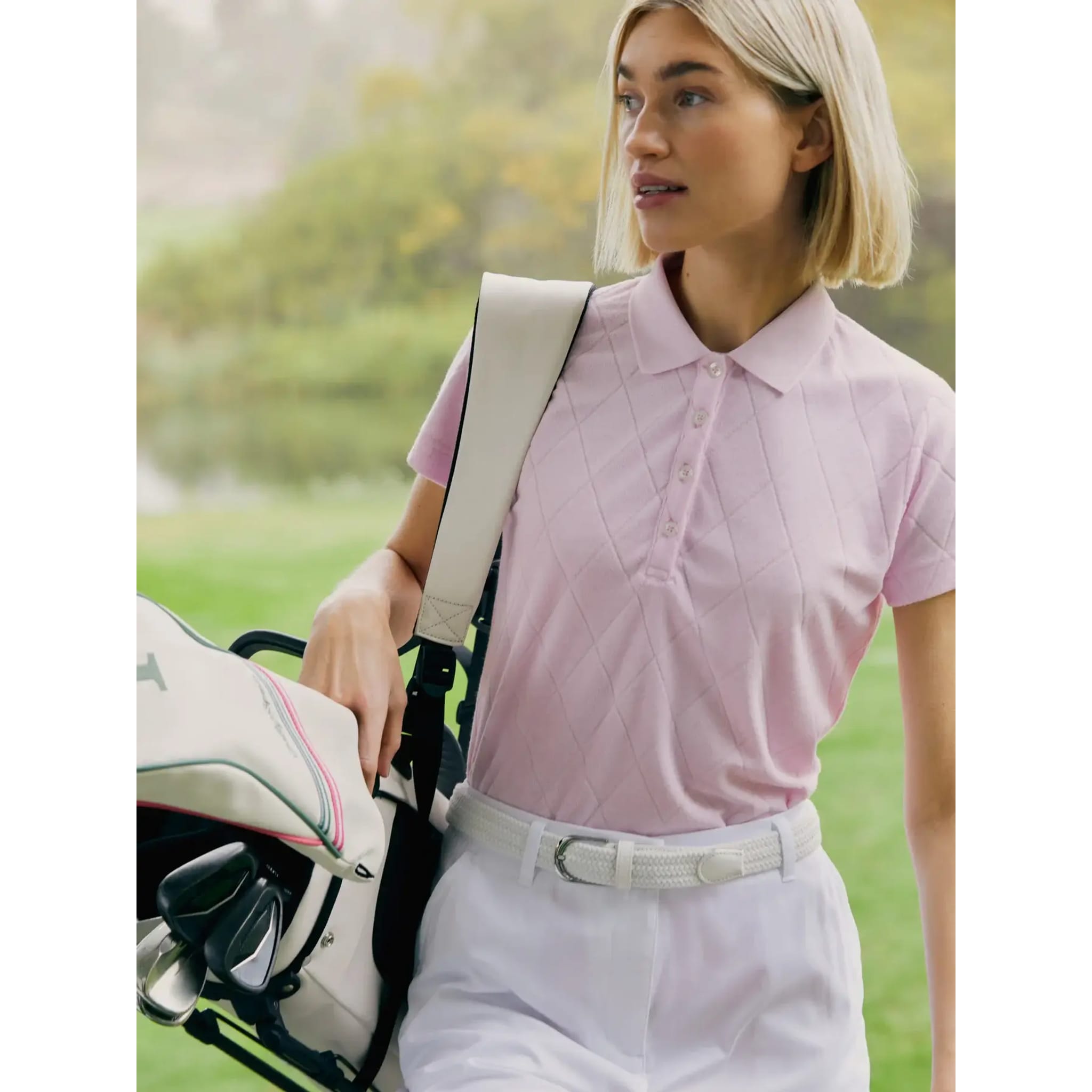Daily Sports Terry Touch Ss Polo Shirt Damen