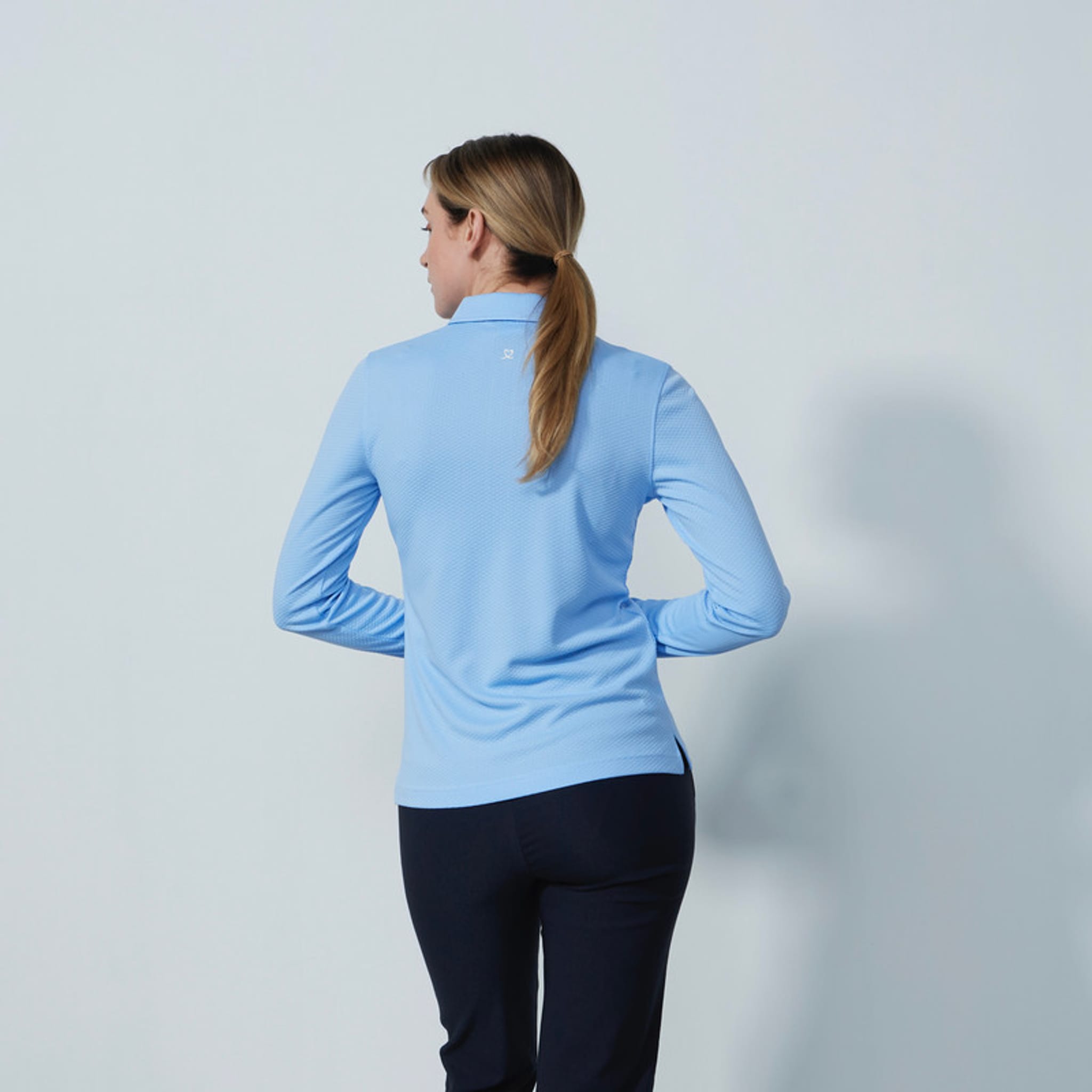 Daily Sports Peoria Ls Polo Shirt Belle Blue M Damen