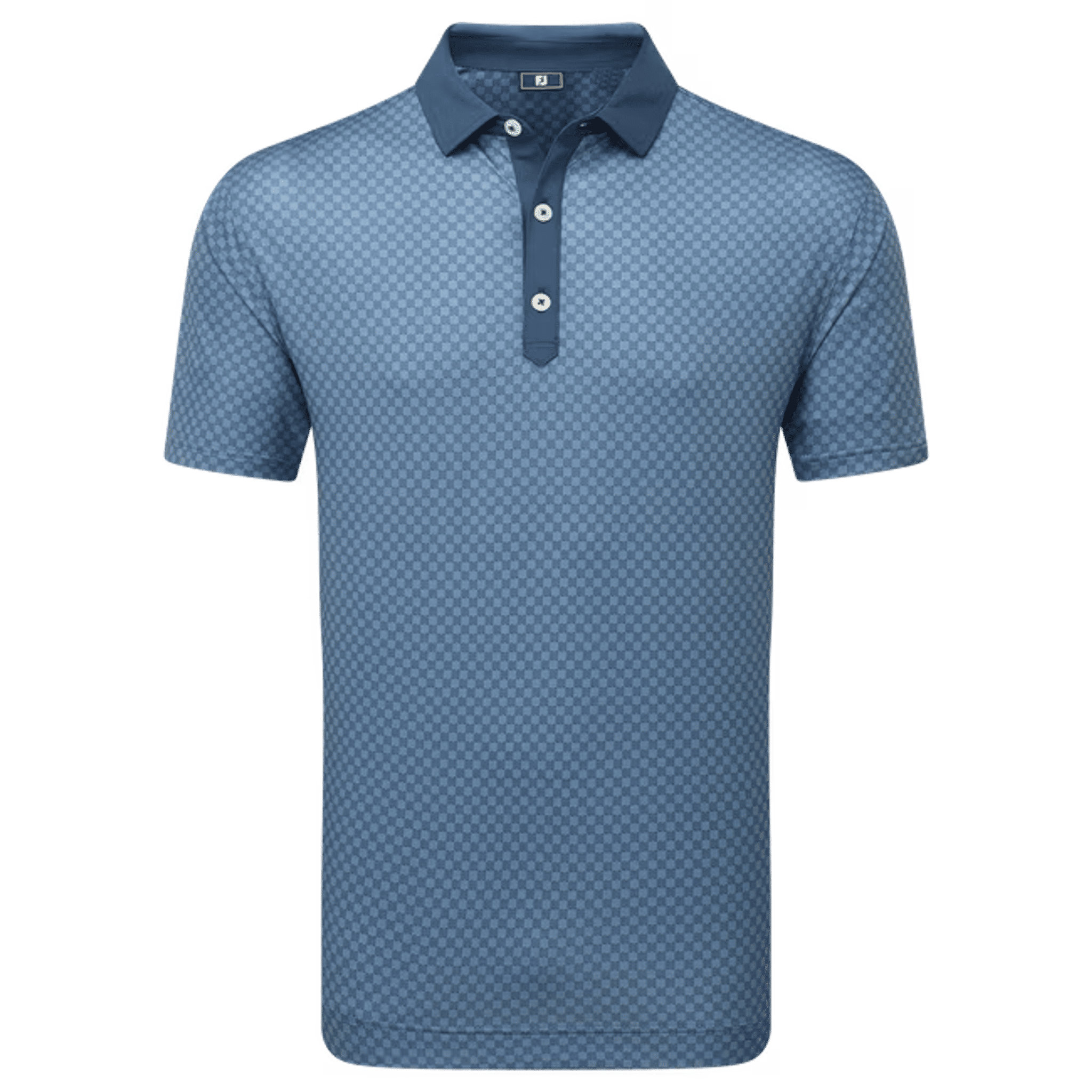 Footjoy Checker Jacquard Polo Herren