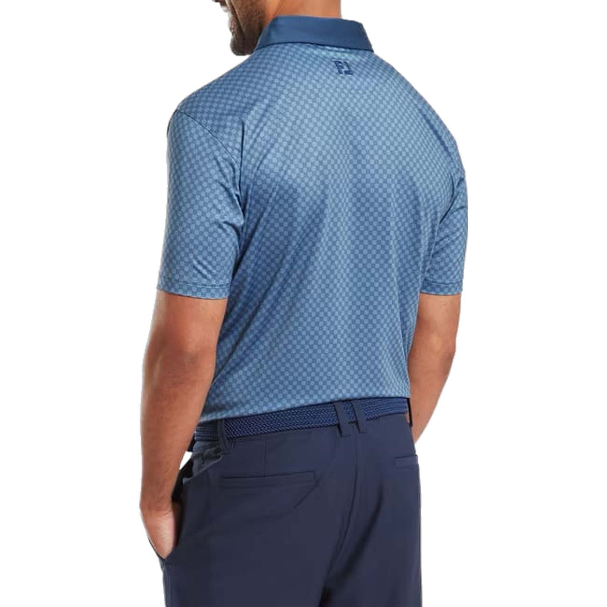 Footjoy Checker Jacquard Polo Herren