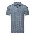 Footjoy Floral Sketch Print Lisle Polo Herren