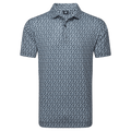 Footjoy Floral Sketch Print Polo Herren