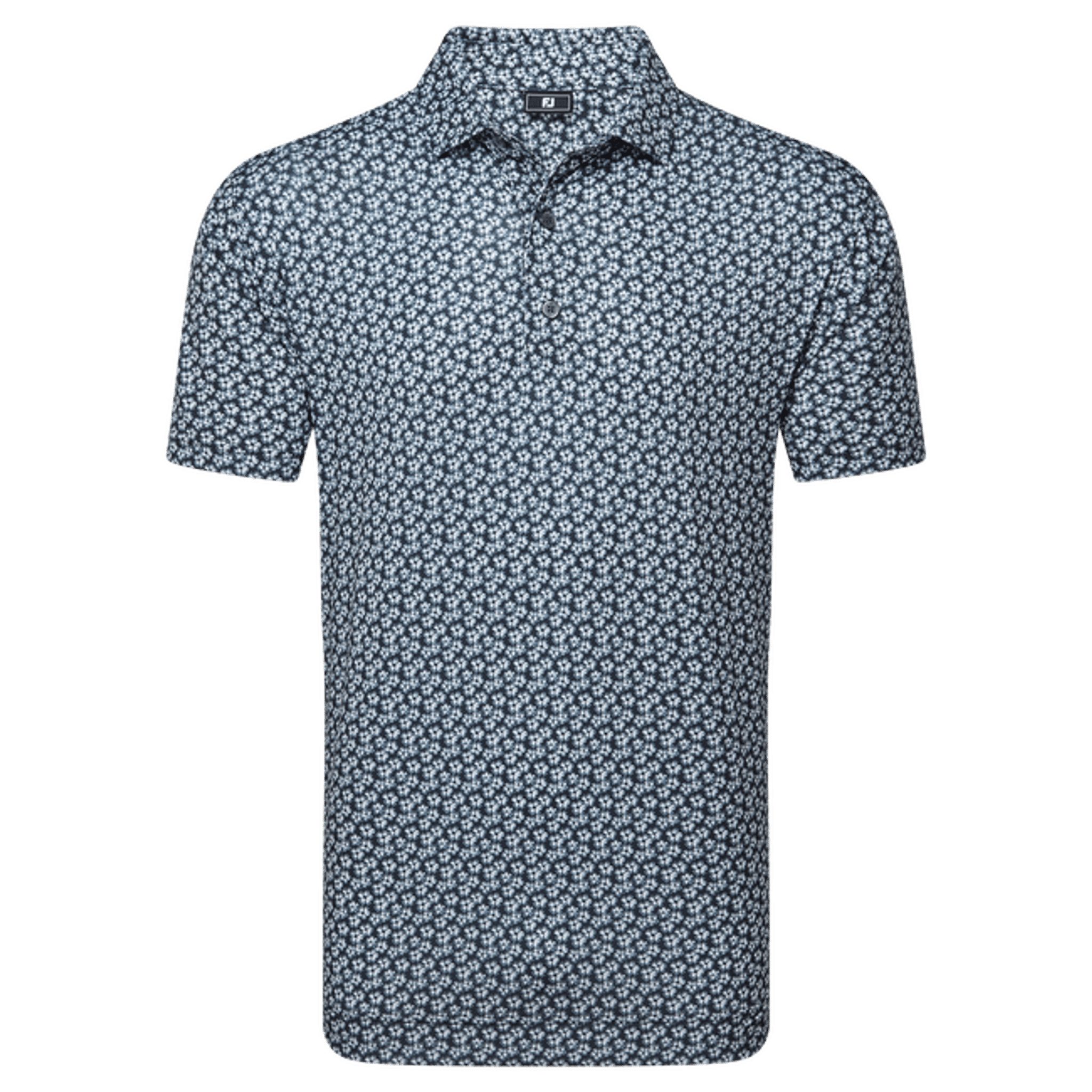 Footjoy Floral Sketch Print Polo Herren
