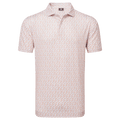 Footjoy Floral Sketch Print Polo Herren