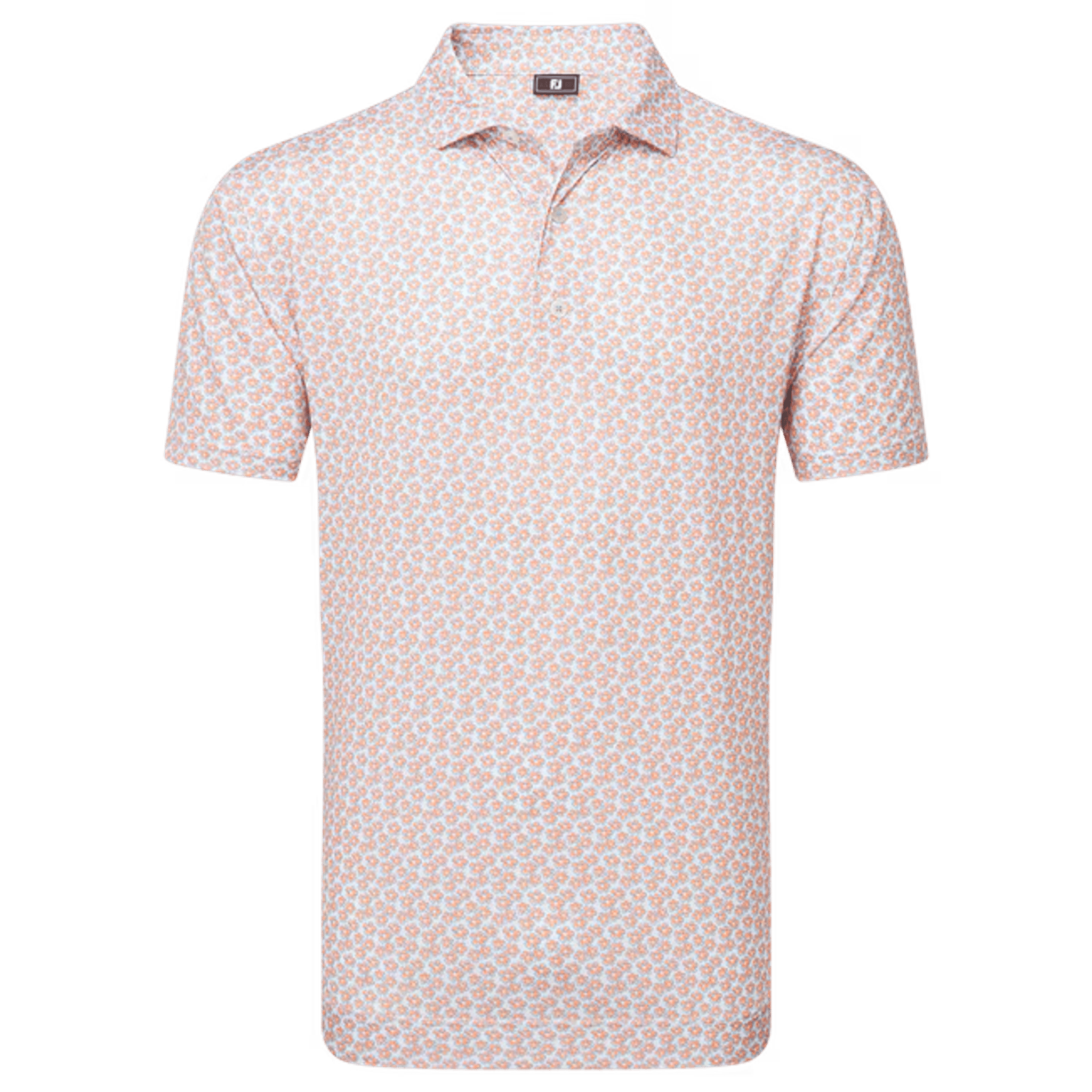 Footjoy Floral Sketch Print Polo Herren