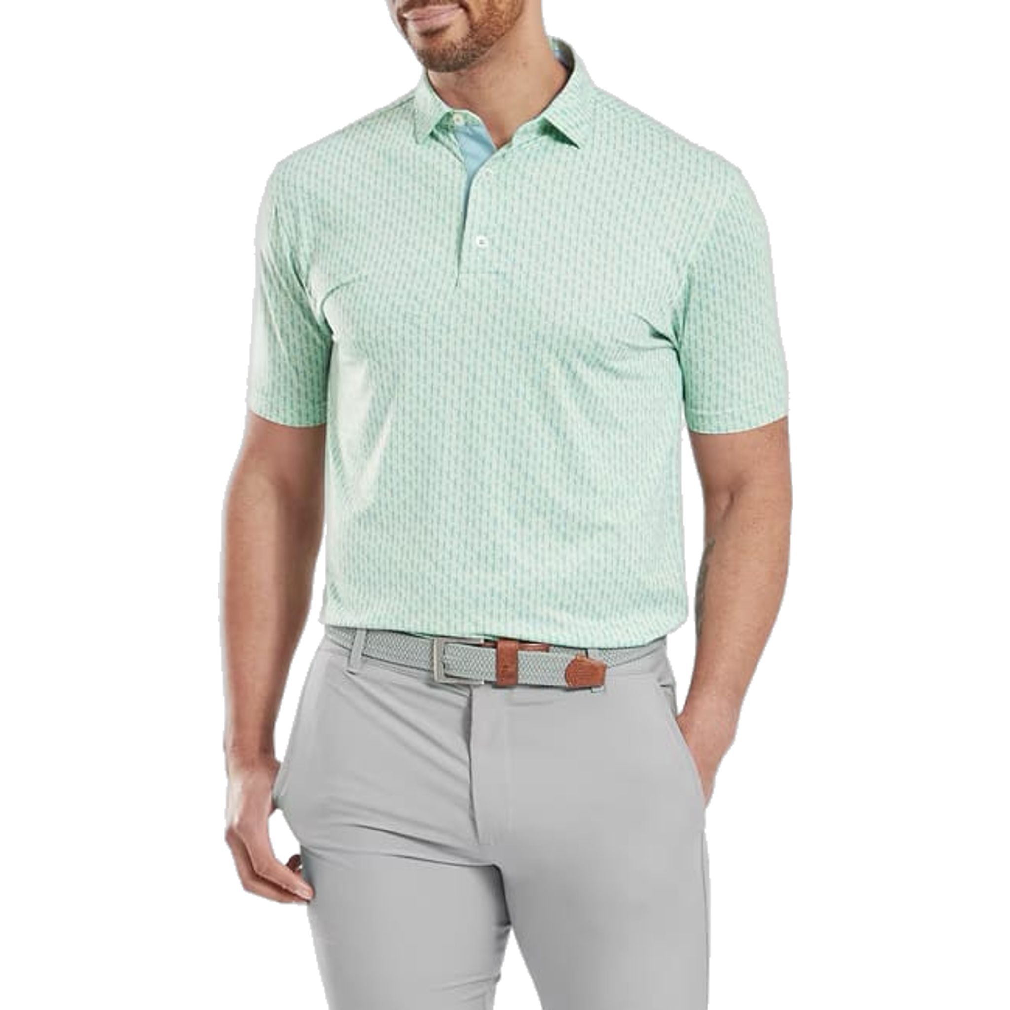 Footjoy Figure Print Polo Herren