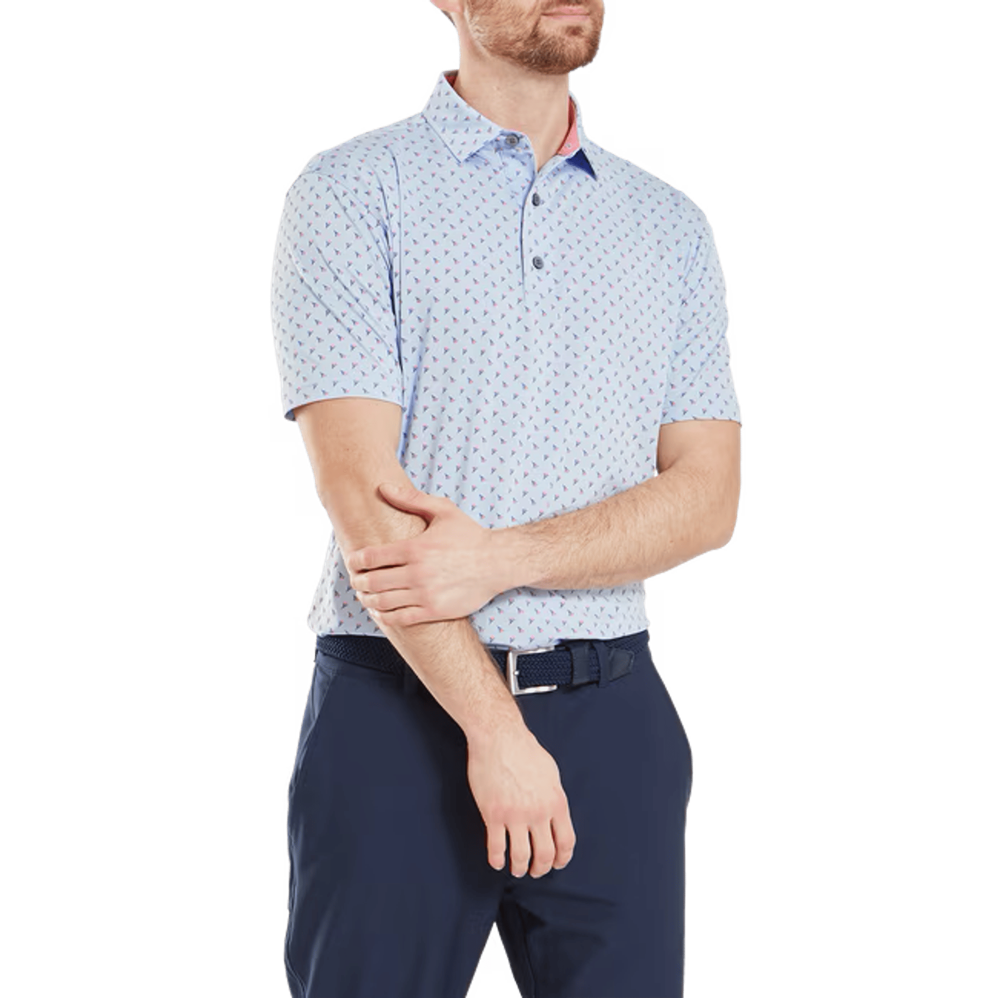 Footjoy Flower Bud Polo Herren