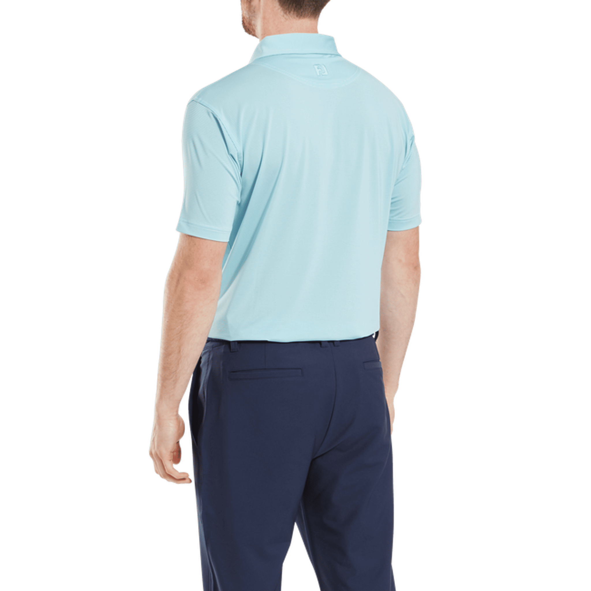 Footjoy Micro Feeder Streifen Polo Herren
