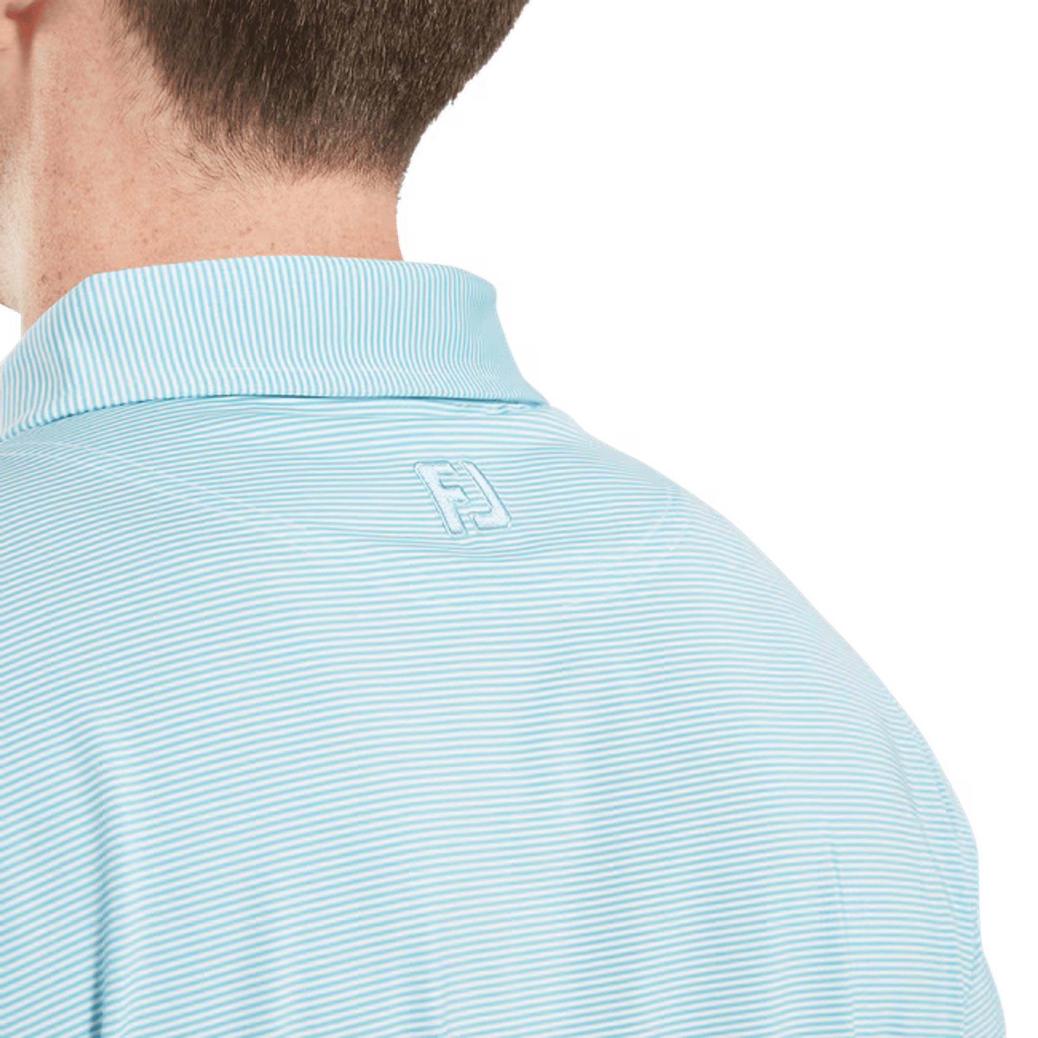 Footjoy Micro Feeder Streifen Polo Herren