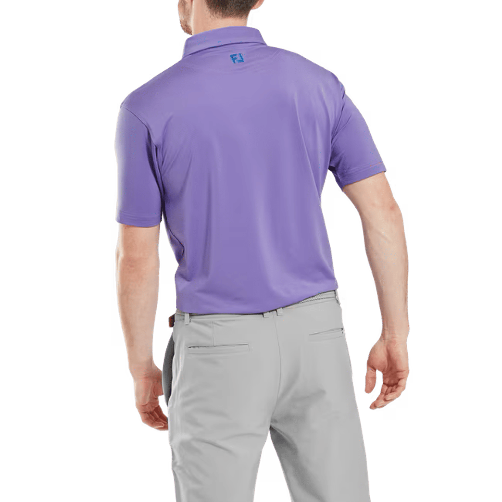 Footjoy Micro Feeder Streifen Polo Herren