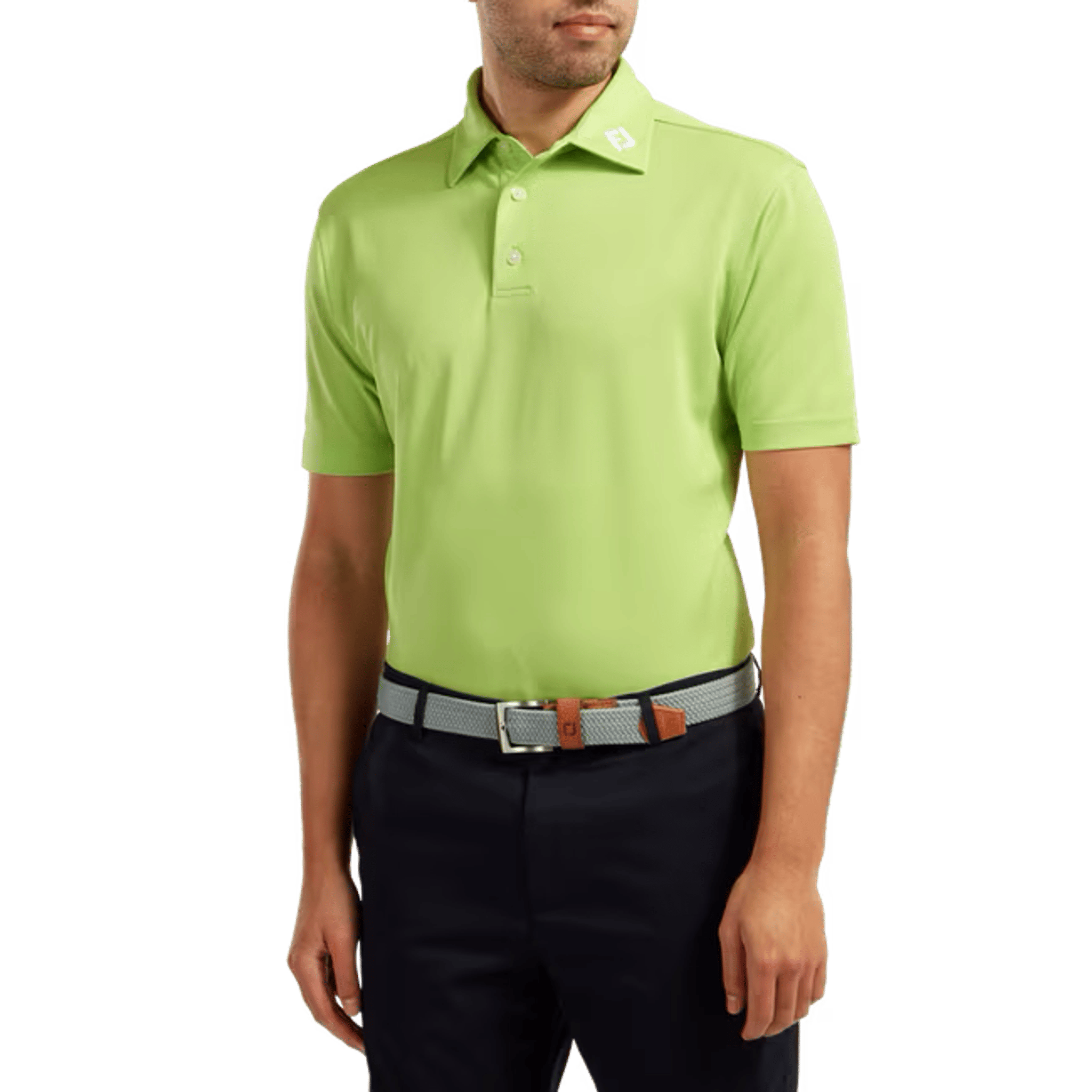 Footjoy M Stretch Pique SS Polo Purple Herren