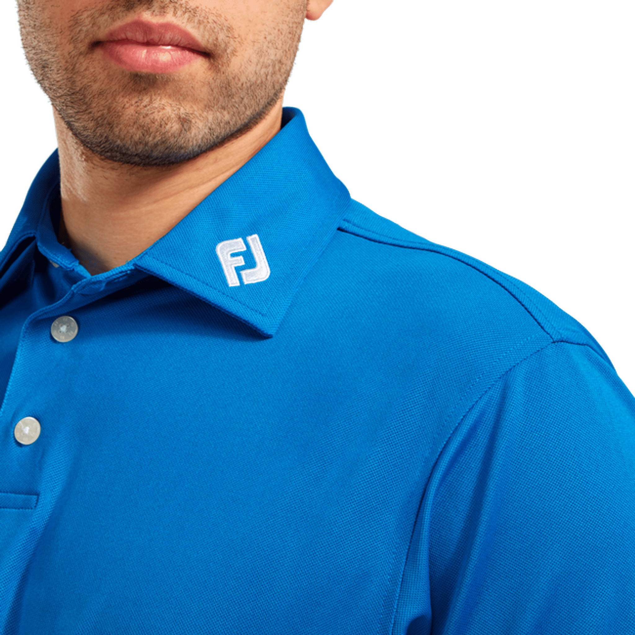 Footjoy M Stretch Pique SS Polo Purple Herren