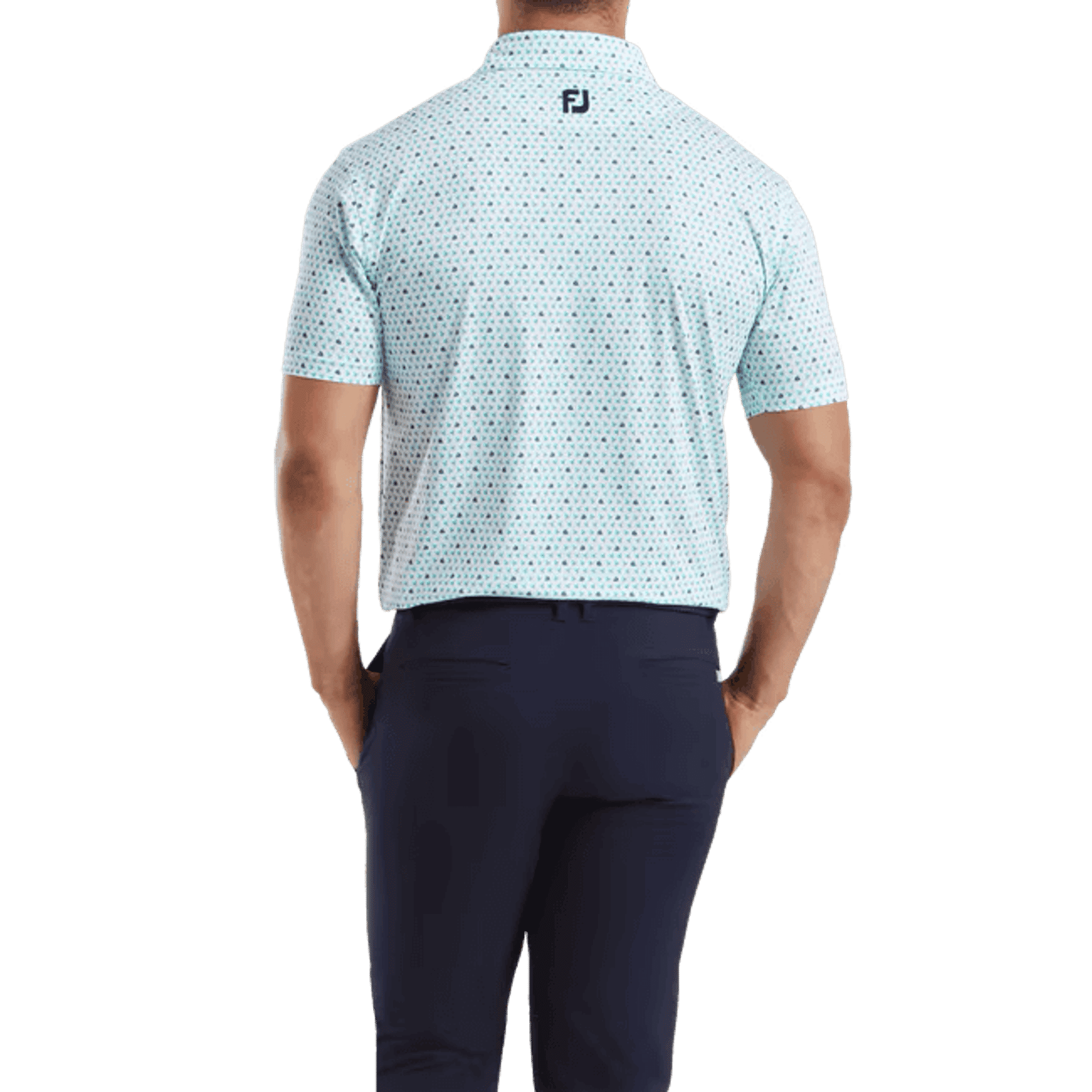 Footjoy Flying Wasp Print Polo Herren