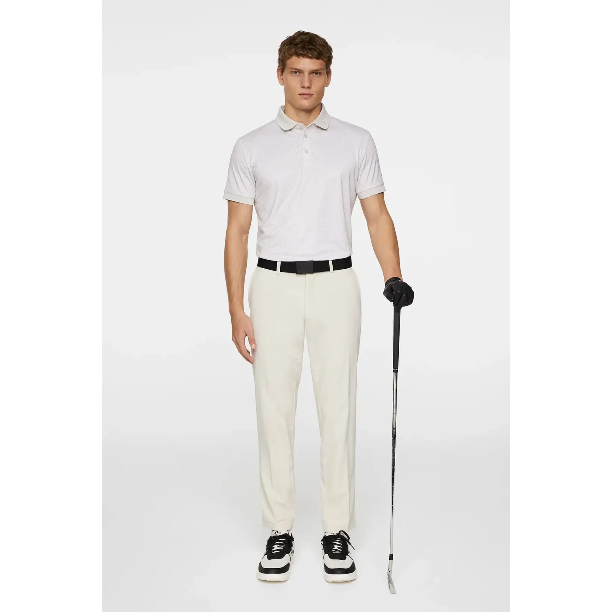 J. Lindeberg Tour Tech Print Polo Herren