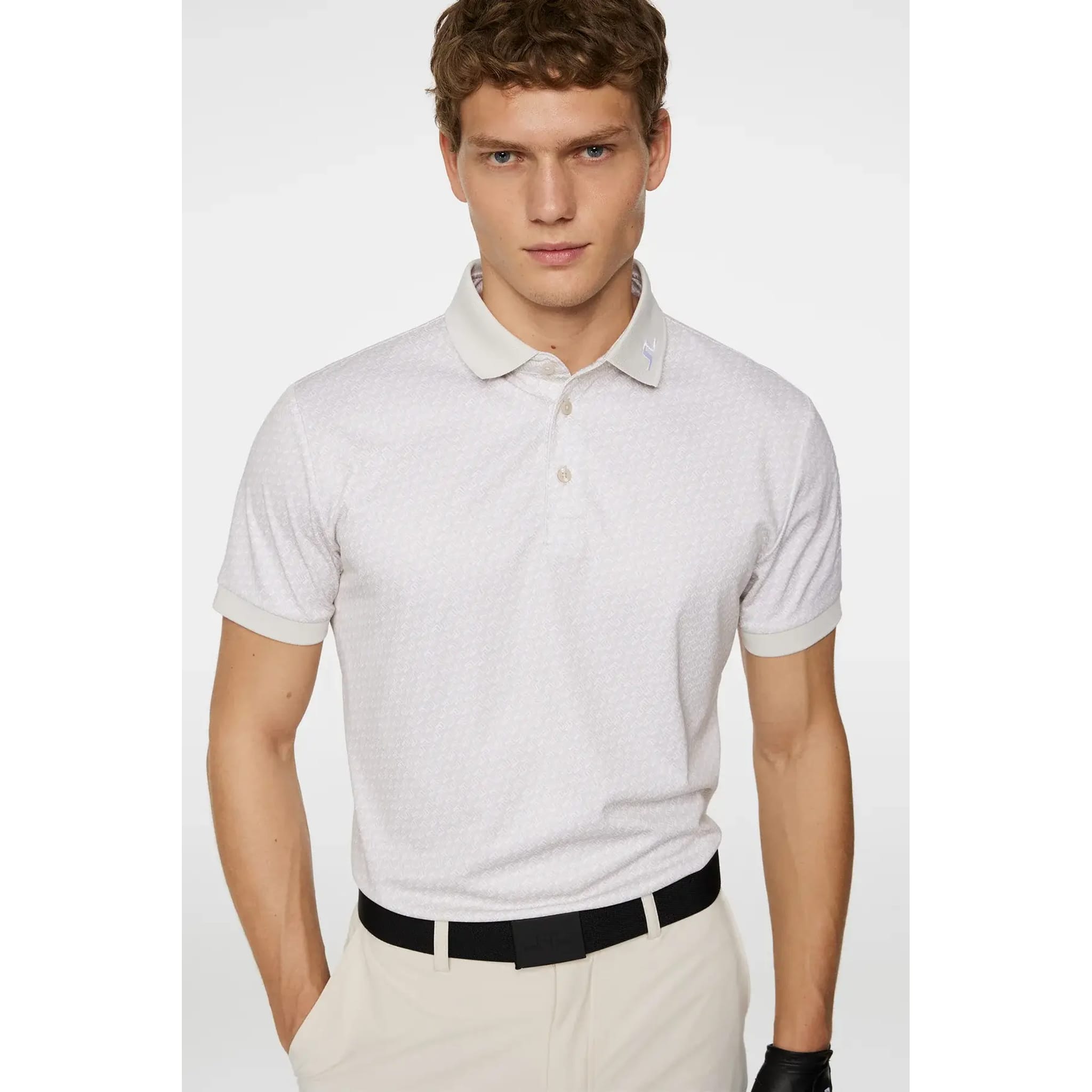 J. Lindeberg Tour Tech Print Polo Herren