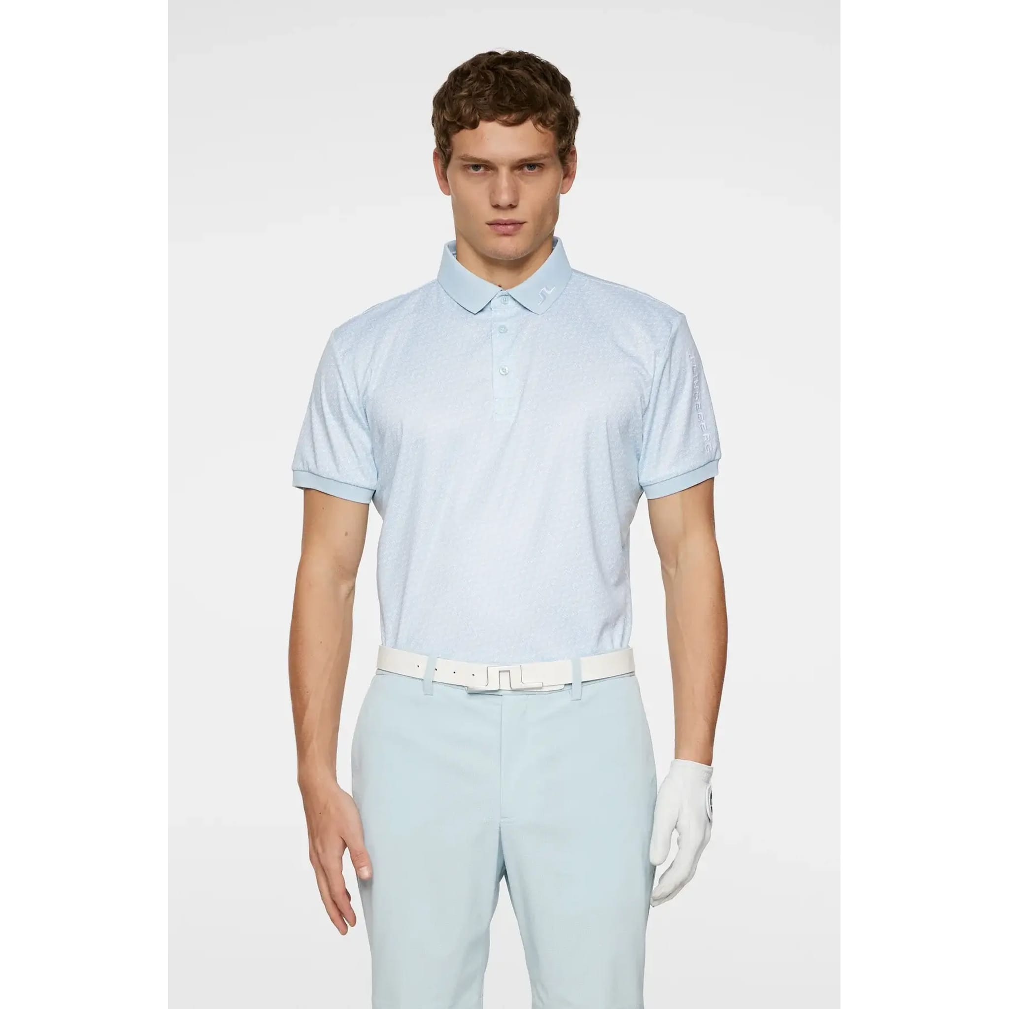 J. Lindeberg Tour Tech Print Polo Herren