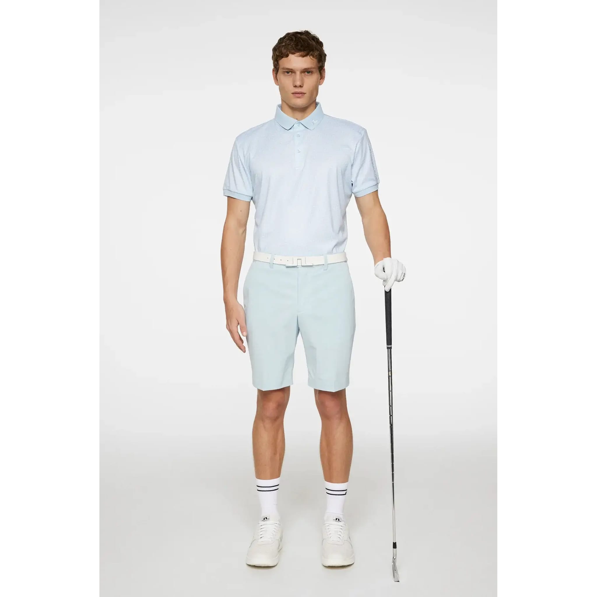 J. Lindeberg Tour Tech Print Polo Herren