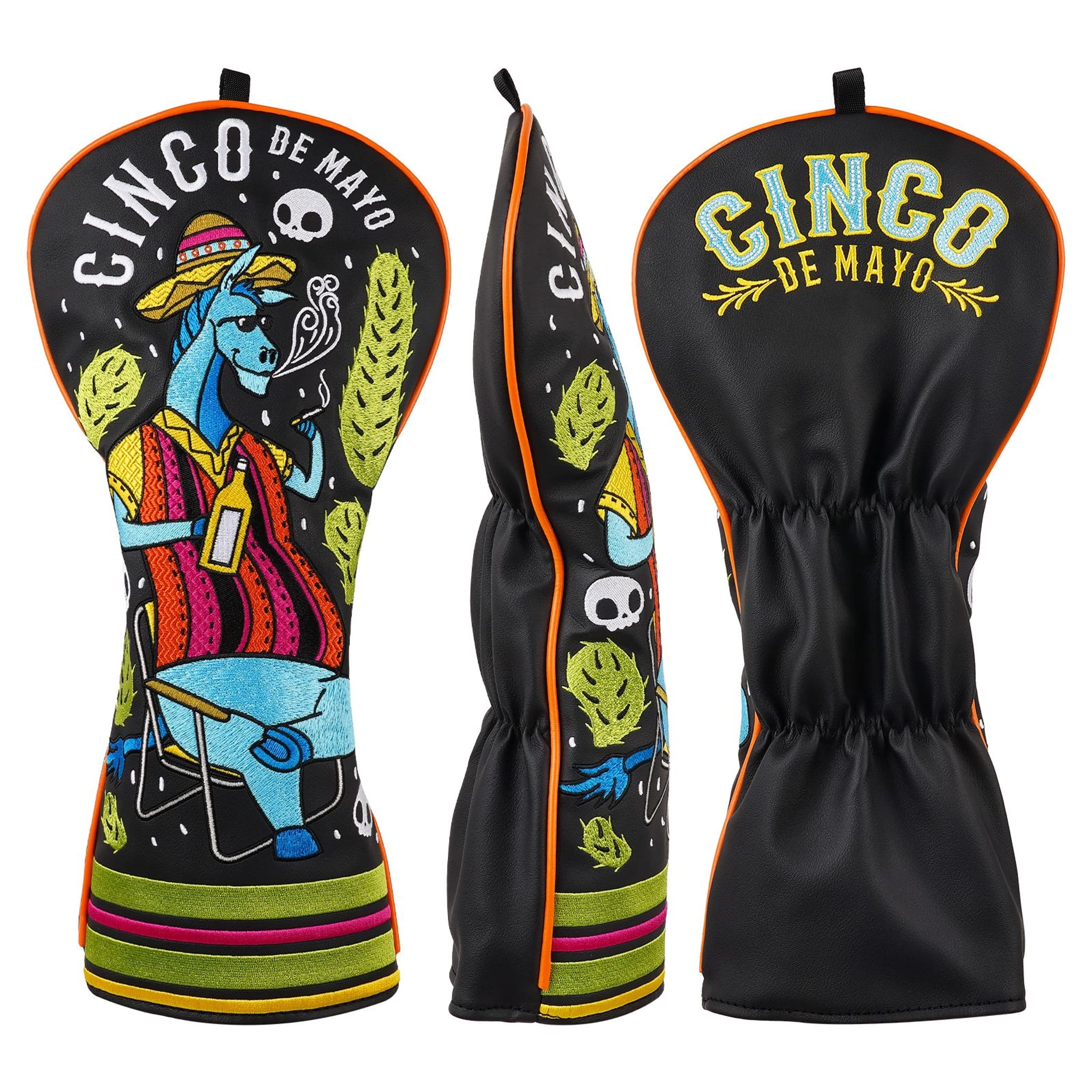 Emroydered Headcovers Mexico Cinco Driver Headcover