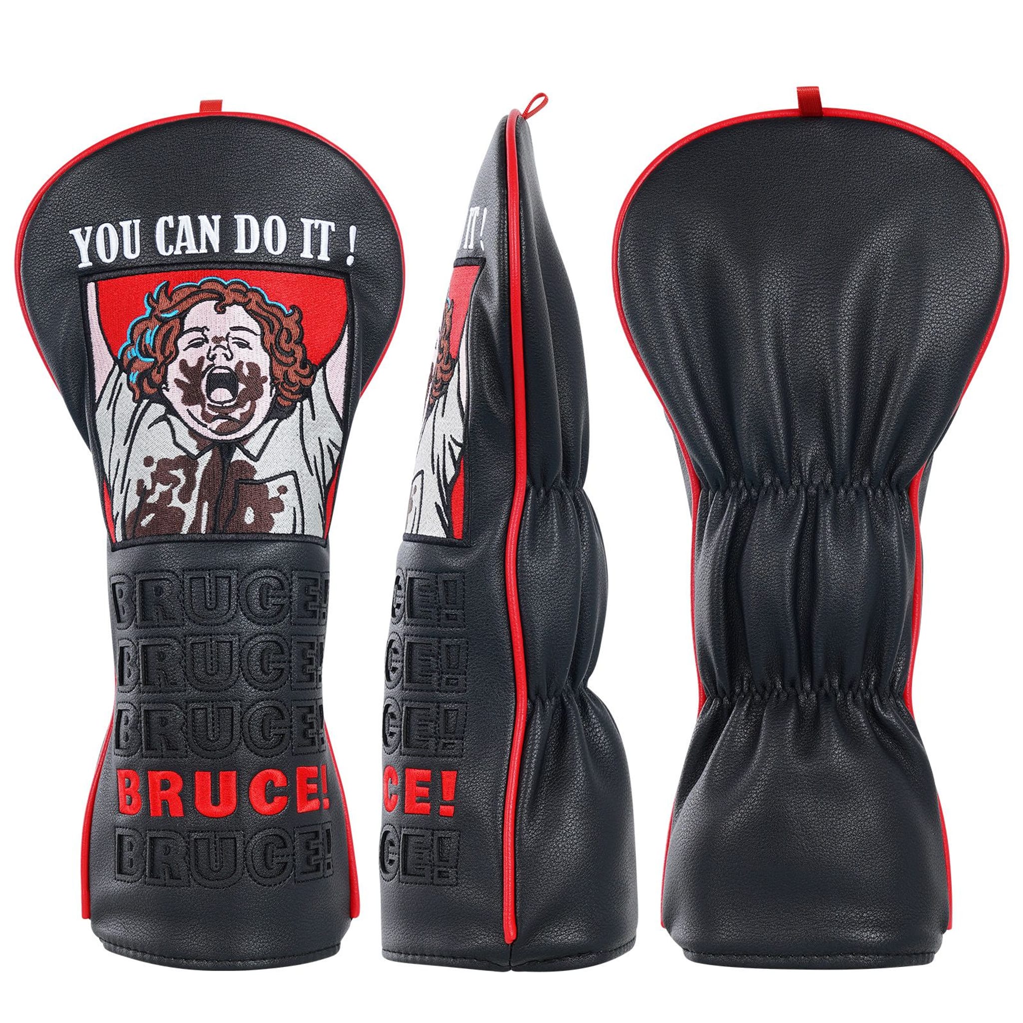 Emroydered Headcovers You Can Do It Driver Headcover