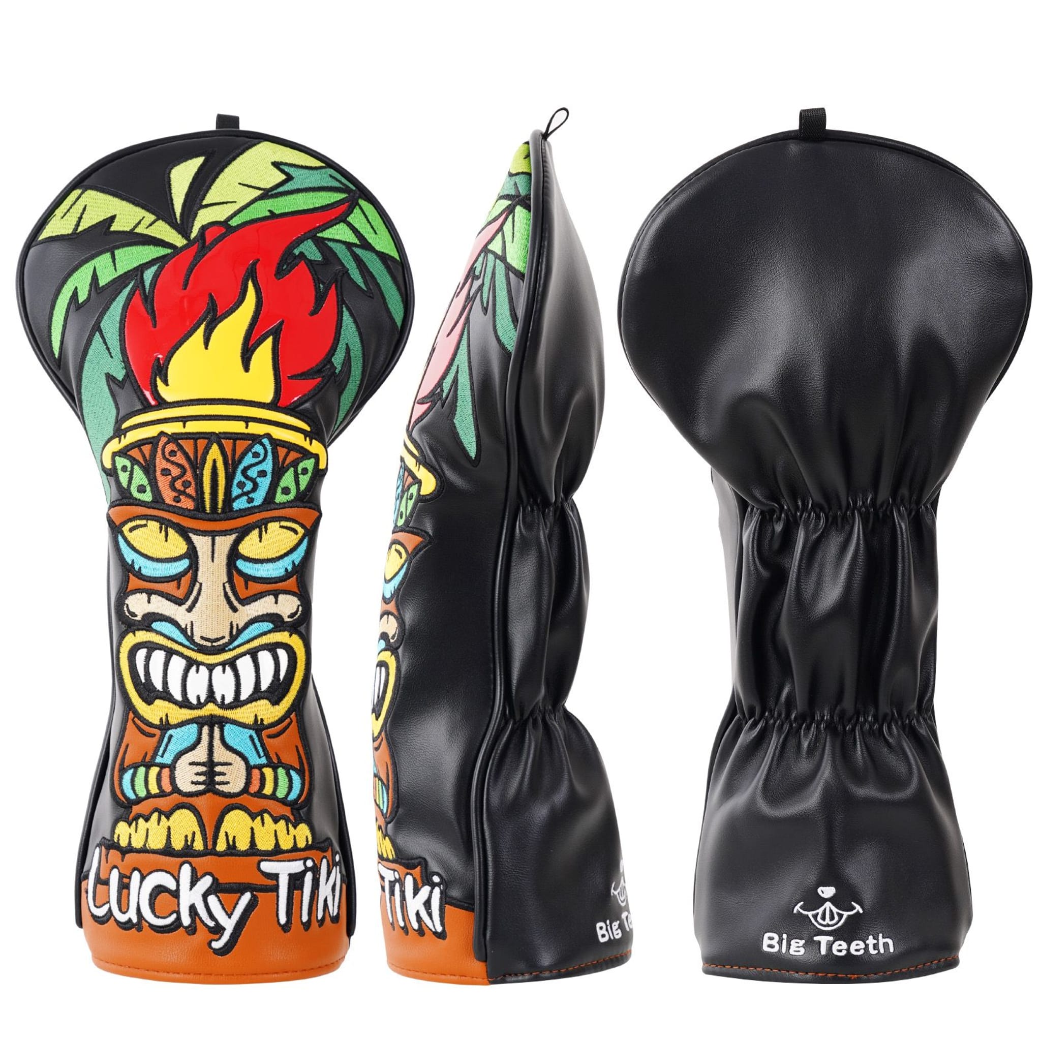 Emroydered Headcovers Lucky Tiki Driver Headcover