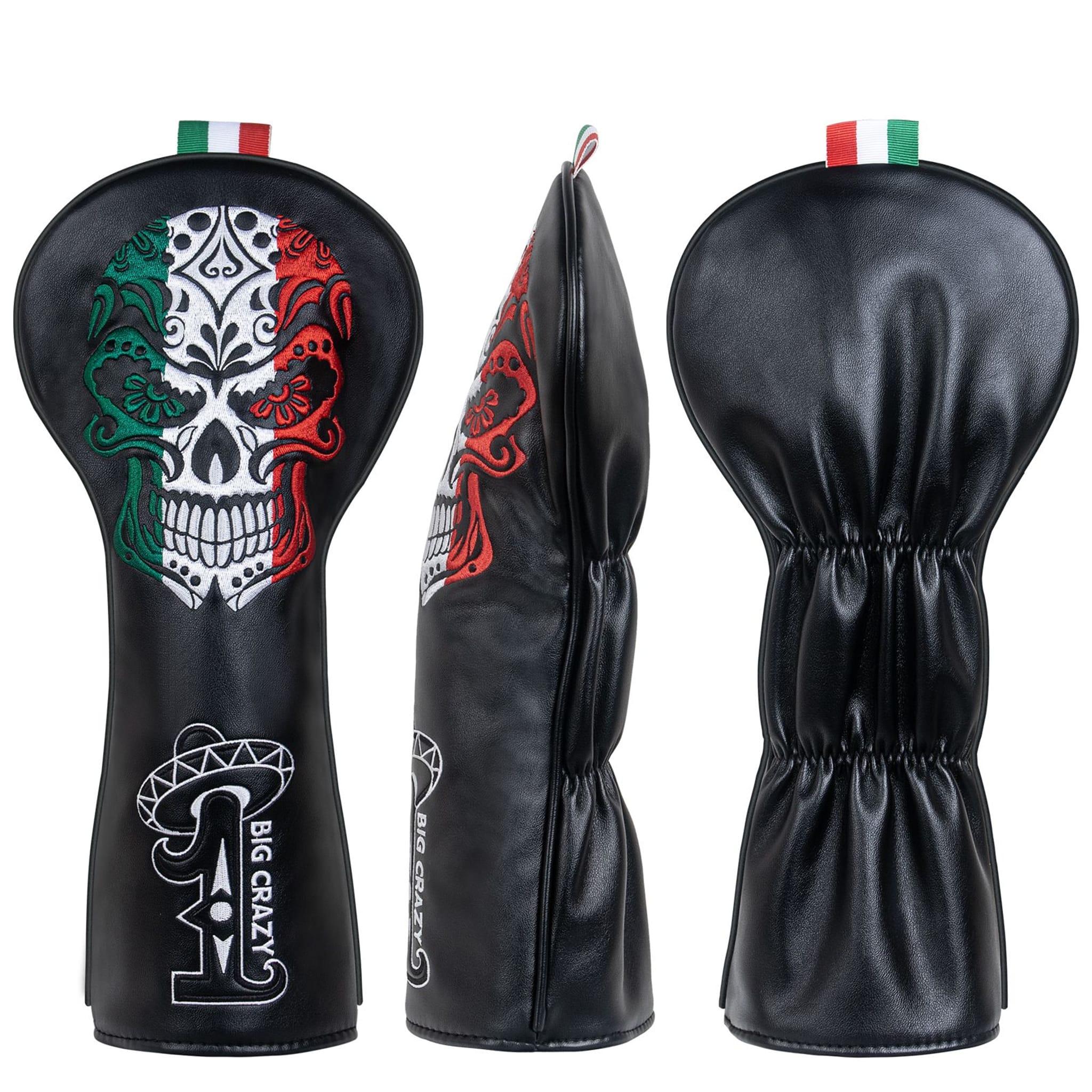 Emroydered Headcovers Mexico Dia De Los Muertos Driver Headcover