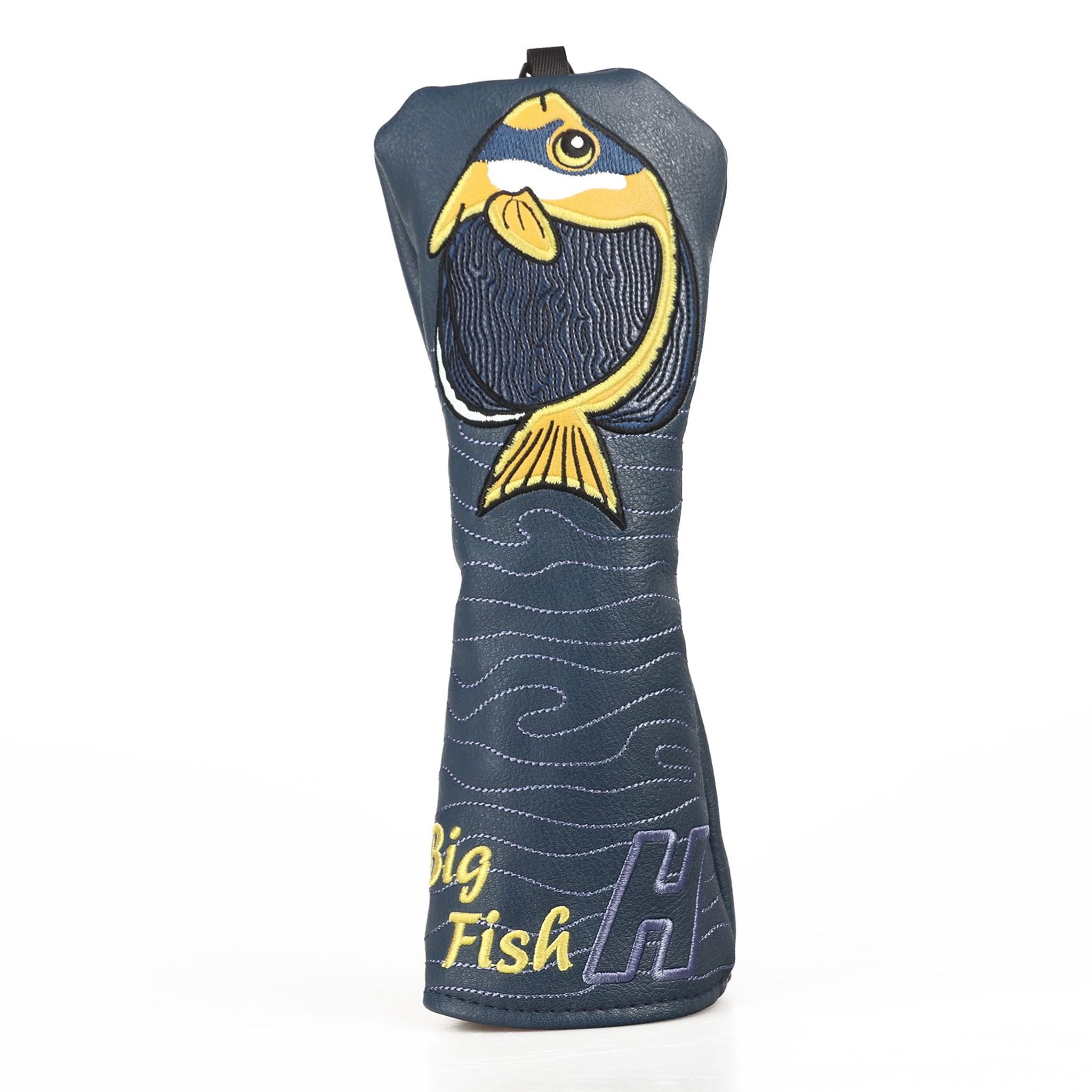 Emroydered Headcovers Big Fish Hybrid Headcover