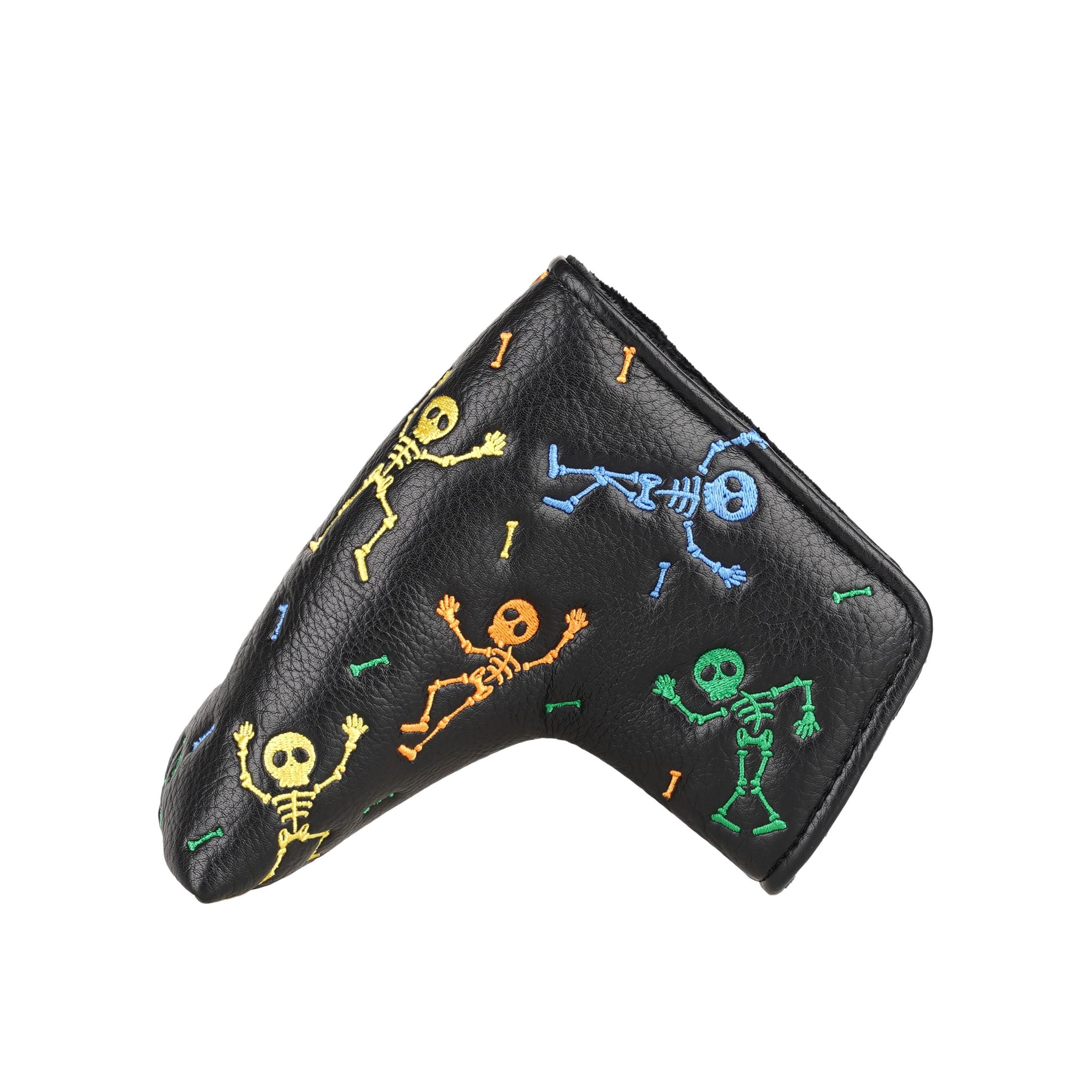 Emroydered Headcovers Skeletons Putter Headcover