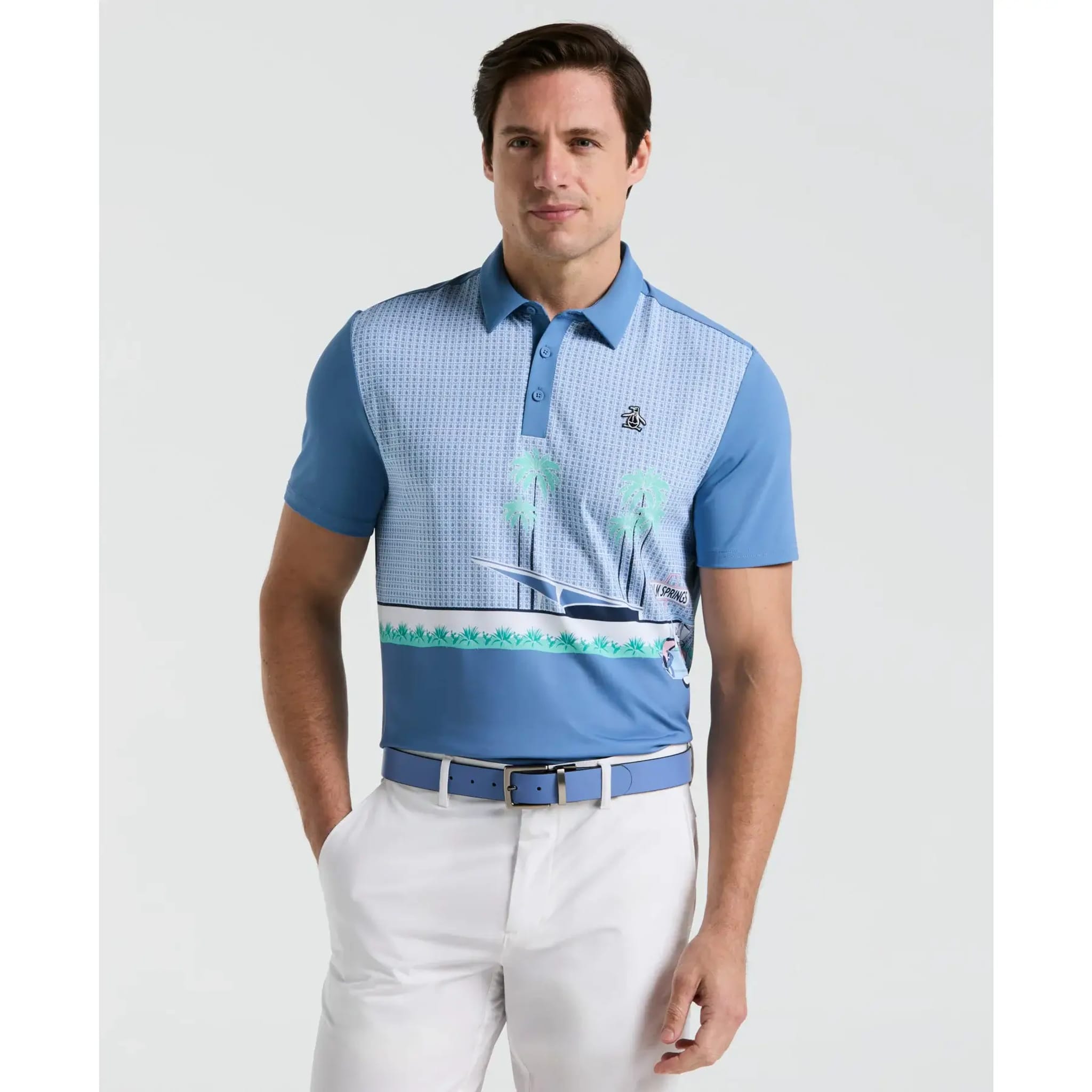 Original Penguin Palm Springs Block Polo Herren