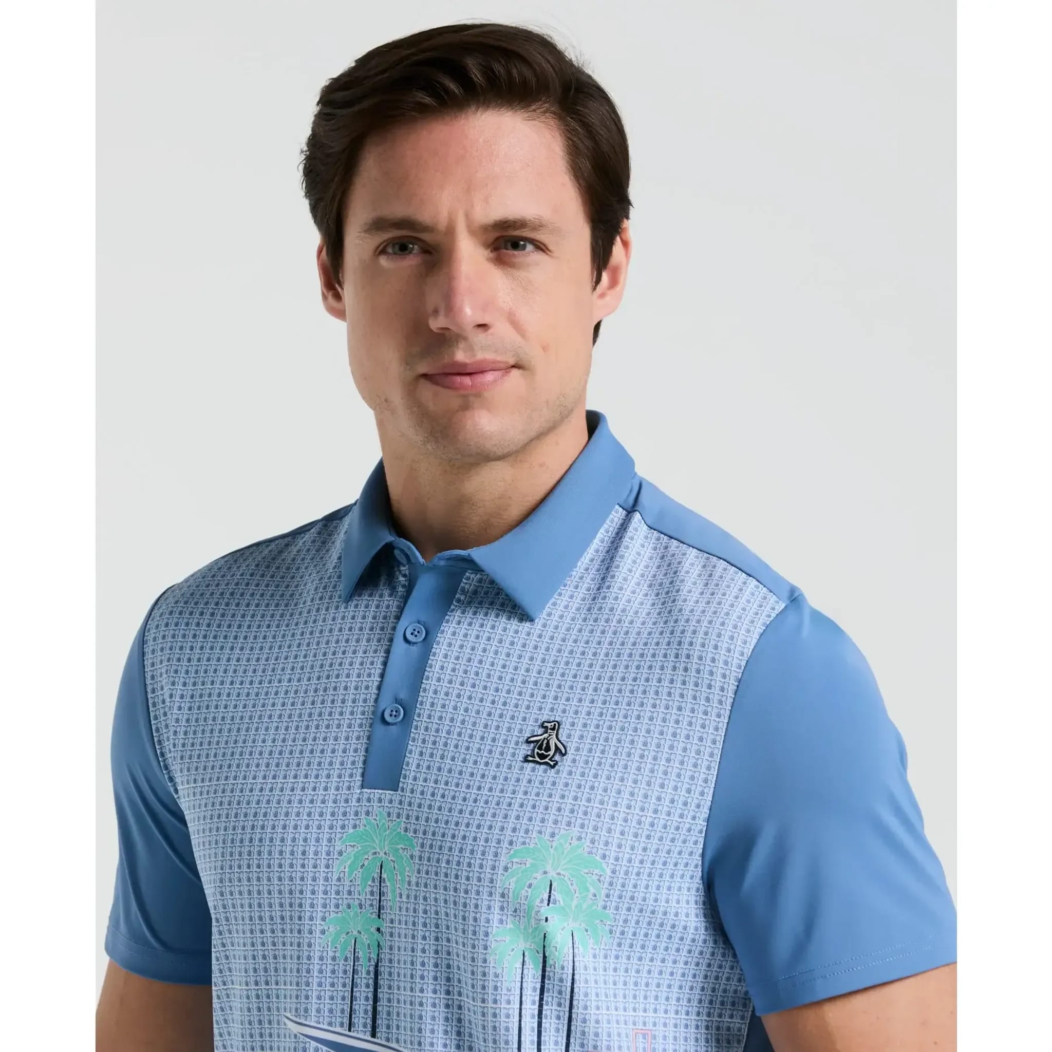 Original Penguin Palm Springs Block Polo Herren