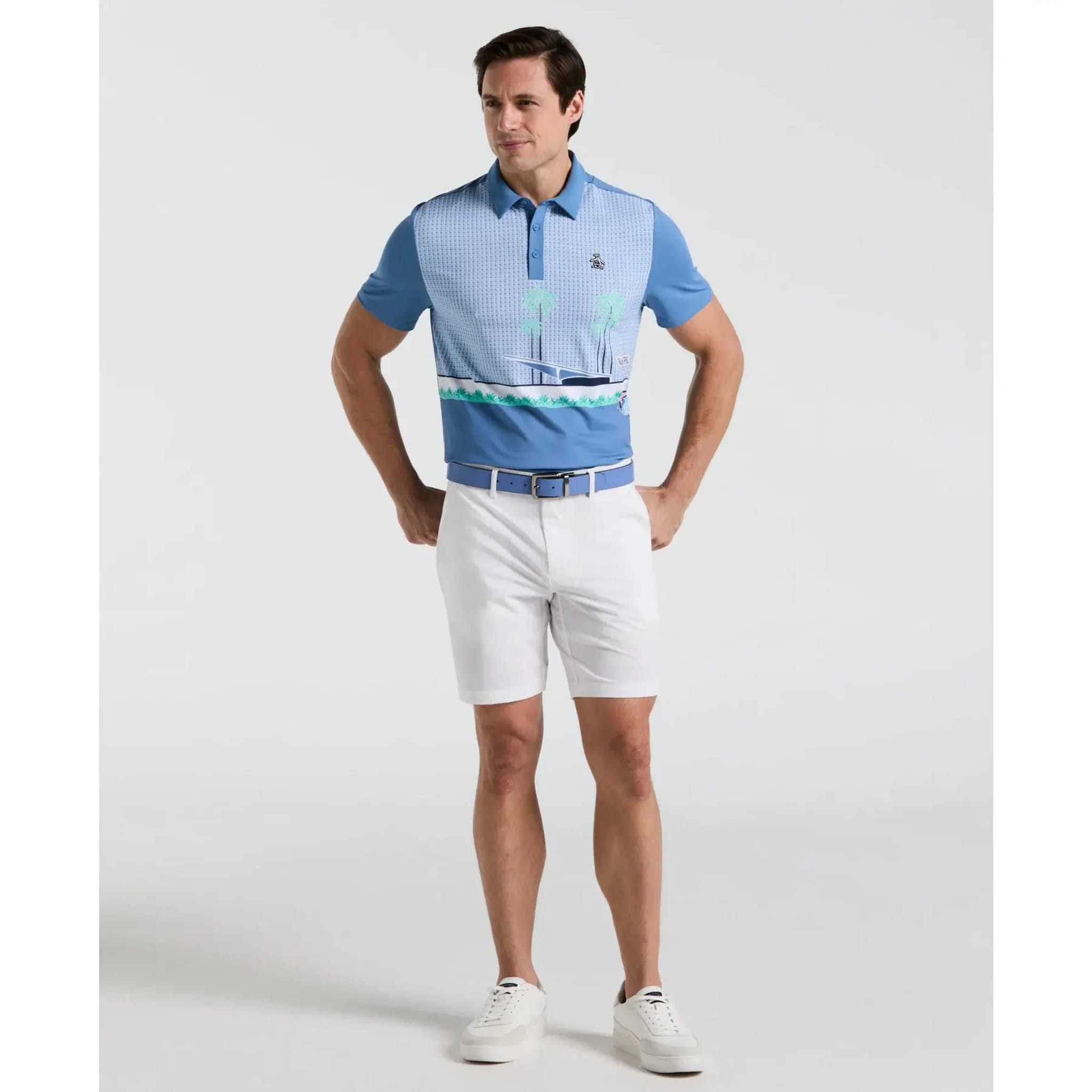 Original Penguin Palm Springs Block Polo Herren