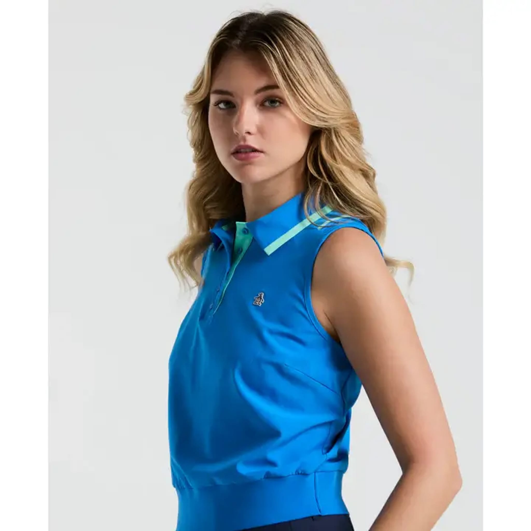 Original Penguin Woven Waist Length Polo Damen
