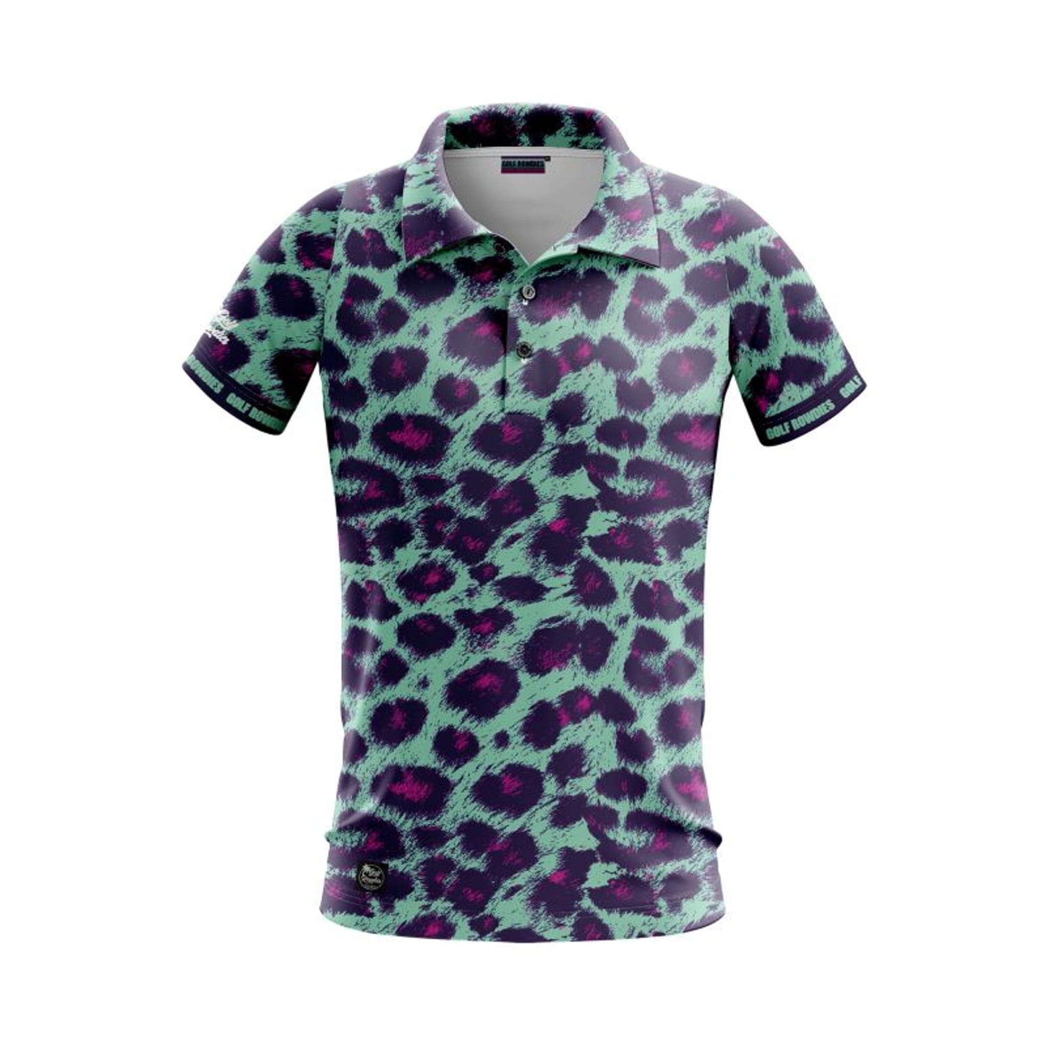 Golf Rowdies Leopard Polo Damen