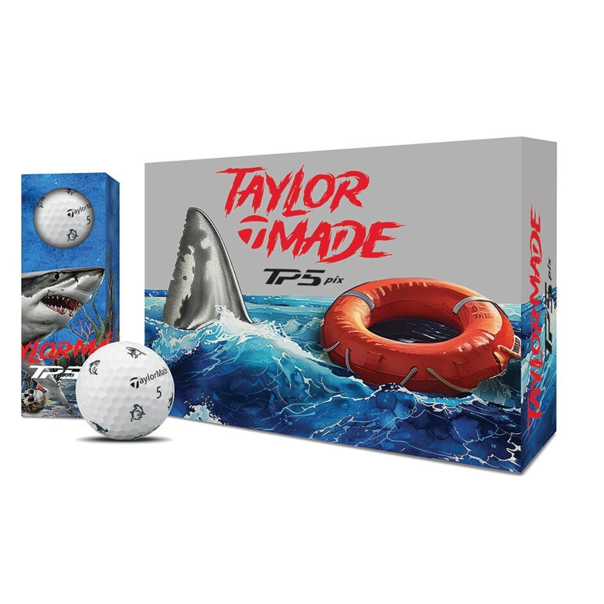 TaylorMade Taylormade TP5 PIX Limited Edition "Sharks"