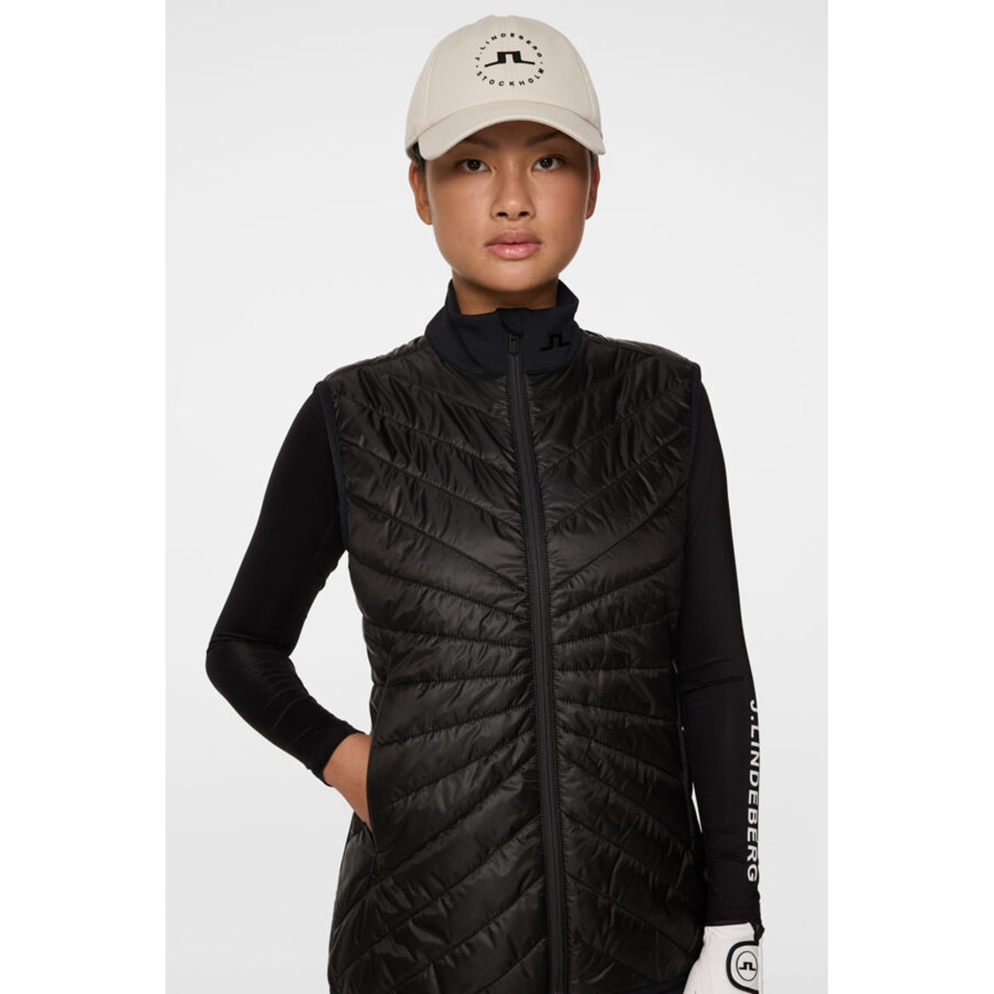 J. Lindeberg Madde Quilt Hybrid Weste Damen