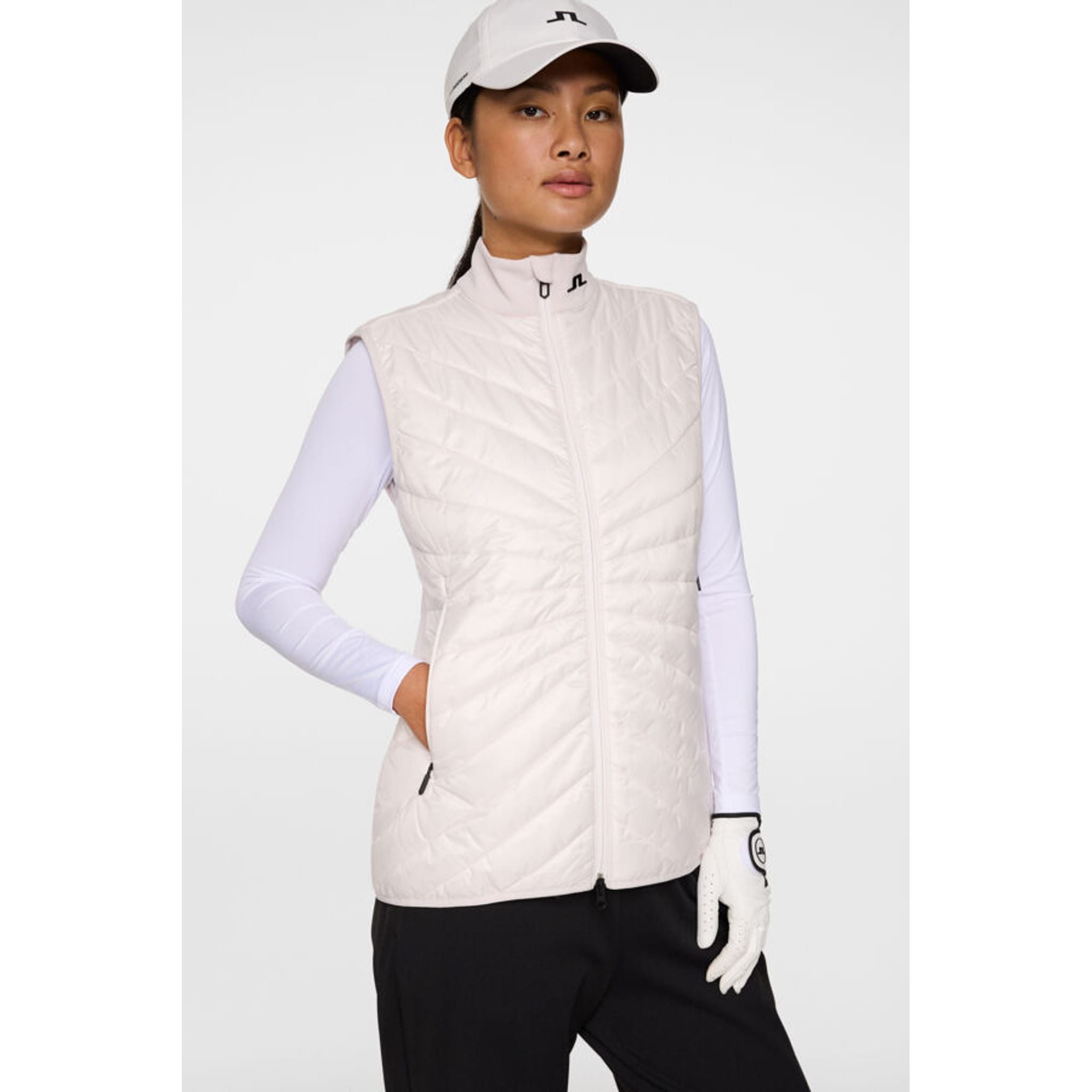 J. Lindeberg Madde Quilt Hybrid Weste Damen