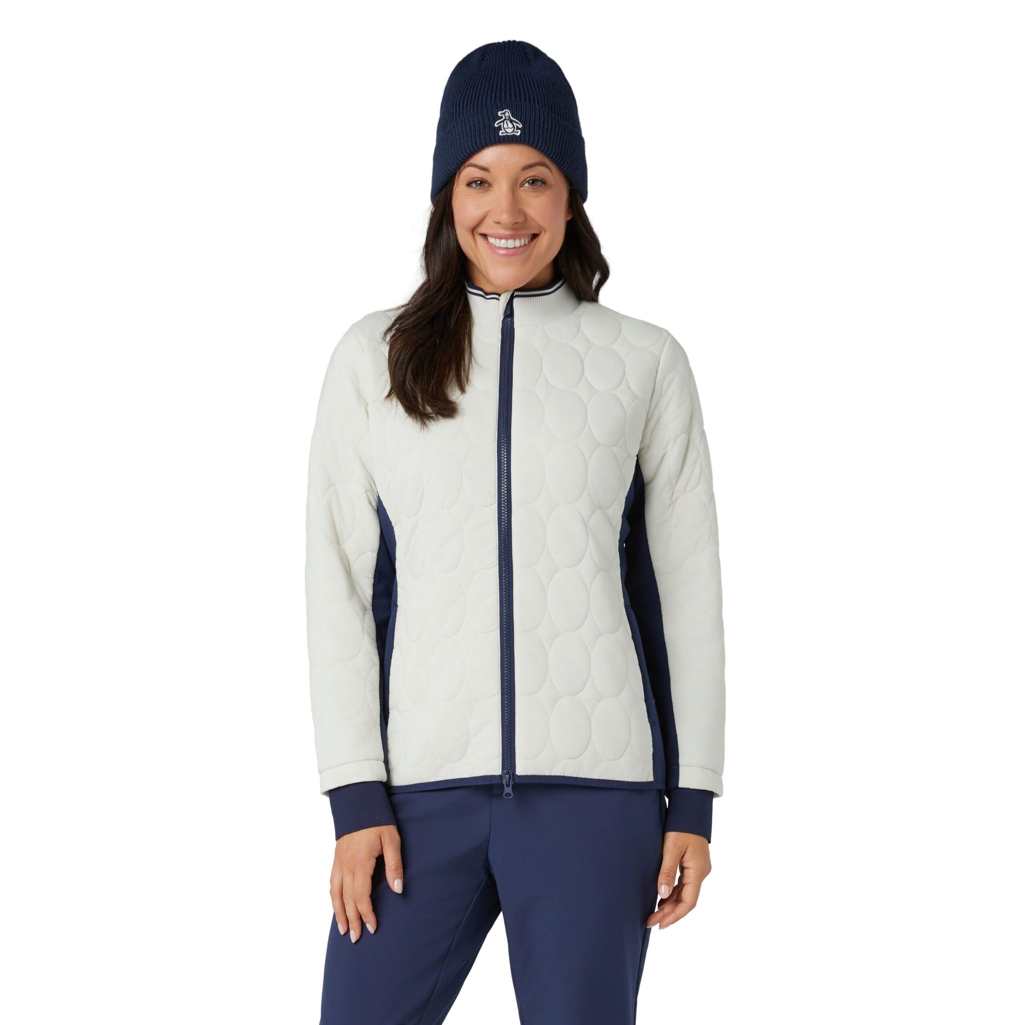 Original Penguin Quilted Puffer Jacke Damen