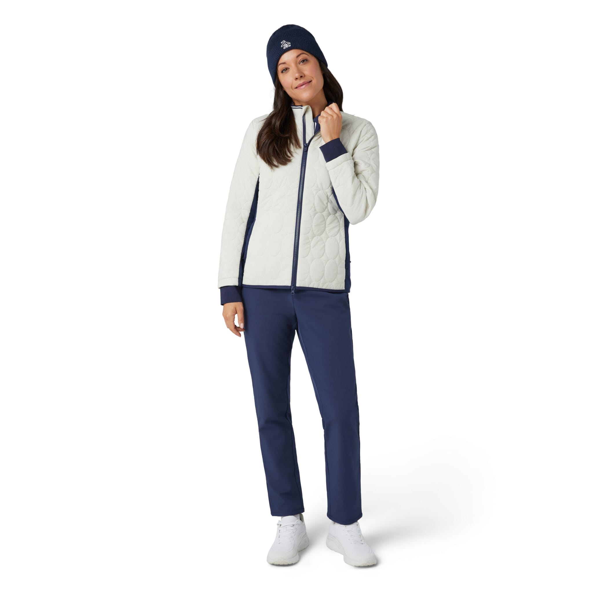 Original Penguin Quilted Puffer Jacke Damen