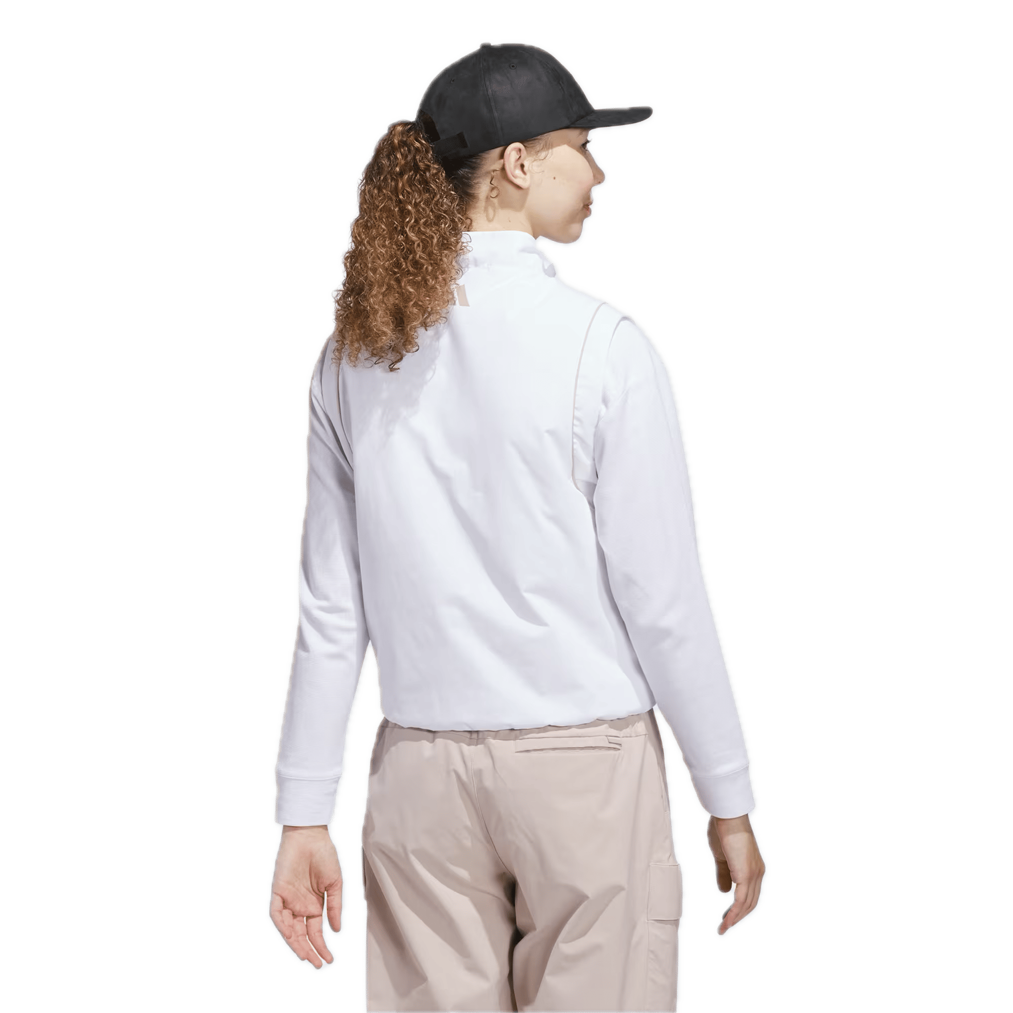 Adidas Beyond Twistweave Loose Quarter-Zip Weste Damen