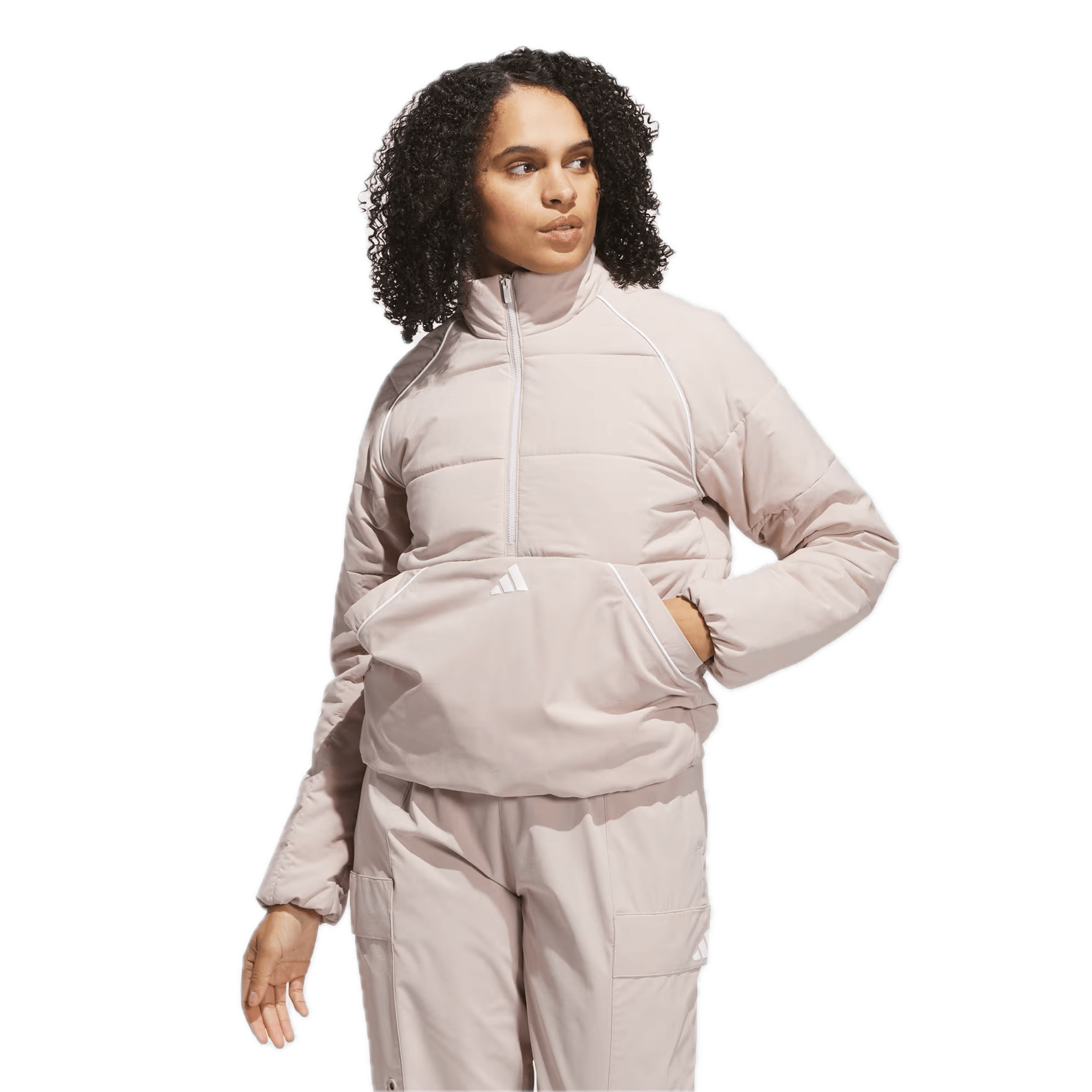 Adidas Beyond Twistweave Loose Quarter-Zip Jacke Damen