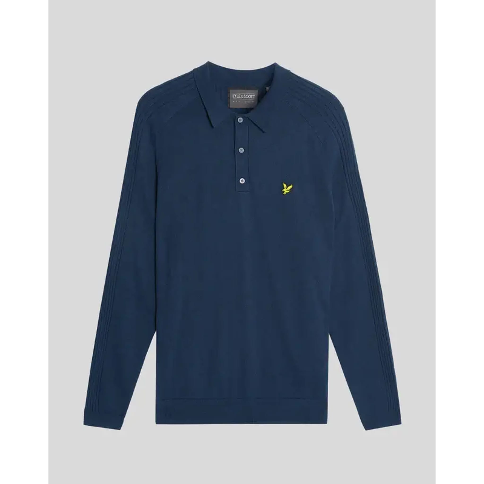 Lyle & Scott Golf Long Sleeve Knitted Polo Herren