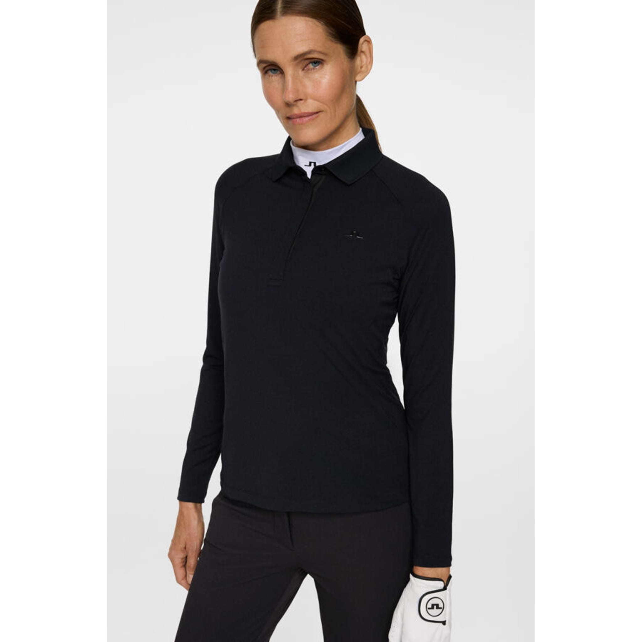 J. Lindeberg Flor Long Sleeve Polo Damen